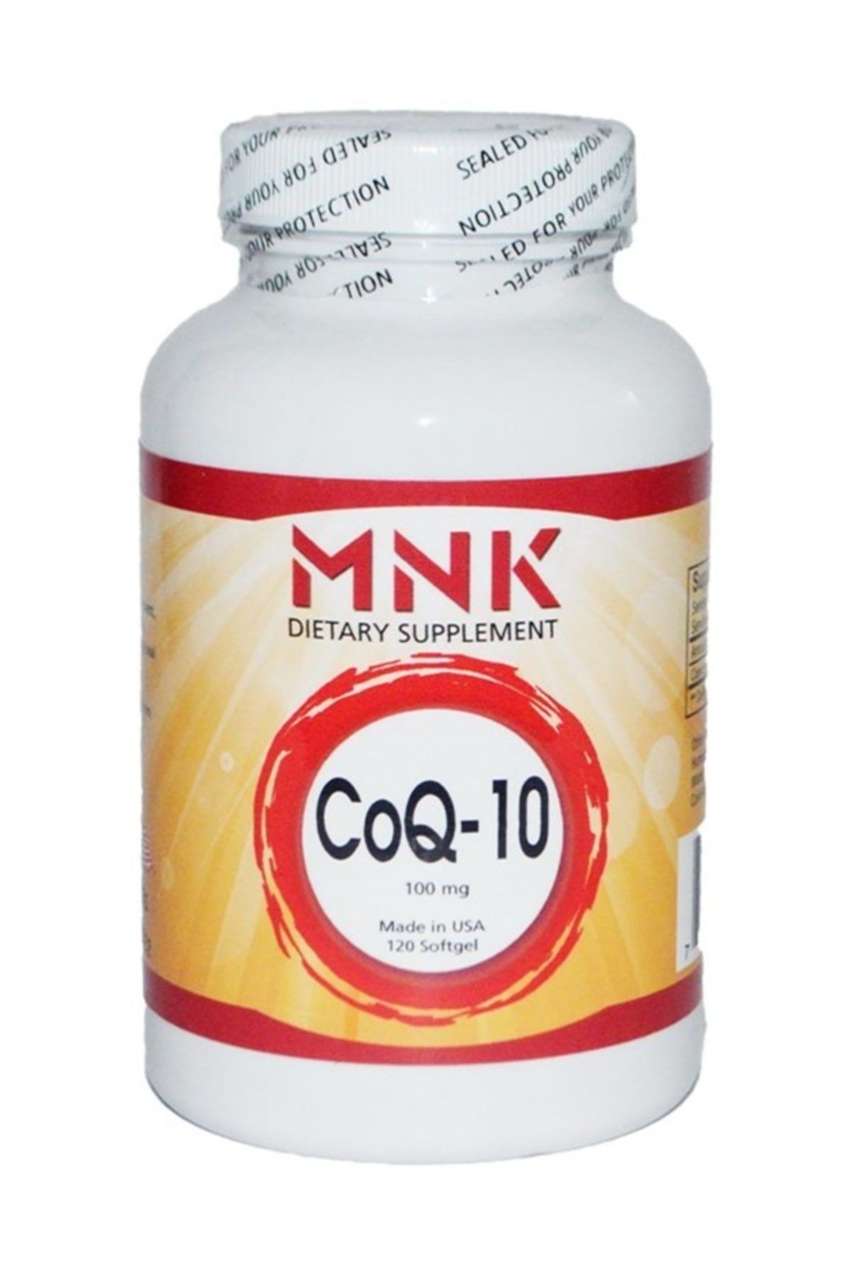 Mnk Coenzyme Q-10 120 Softgel 100 mg.