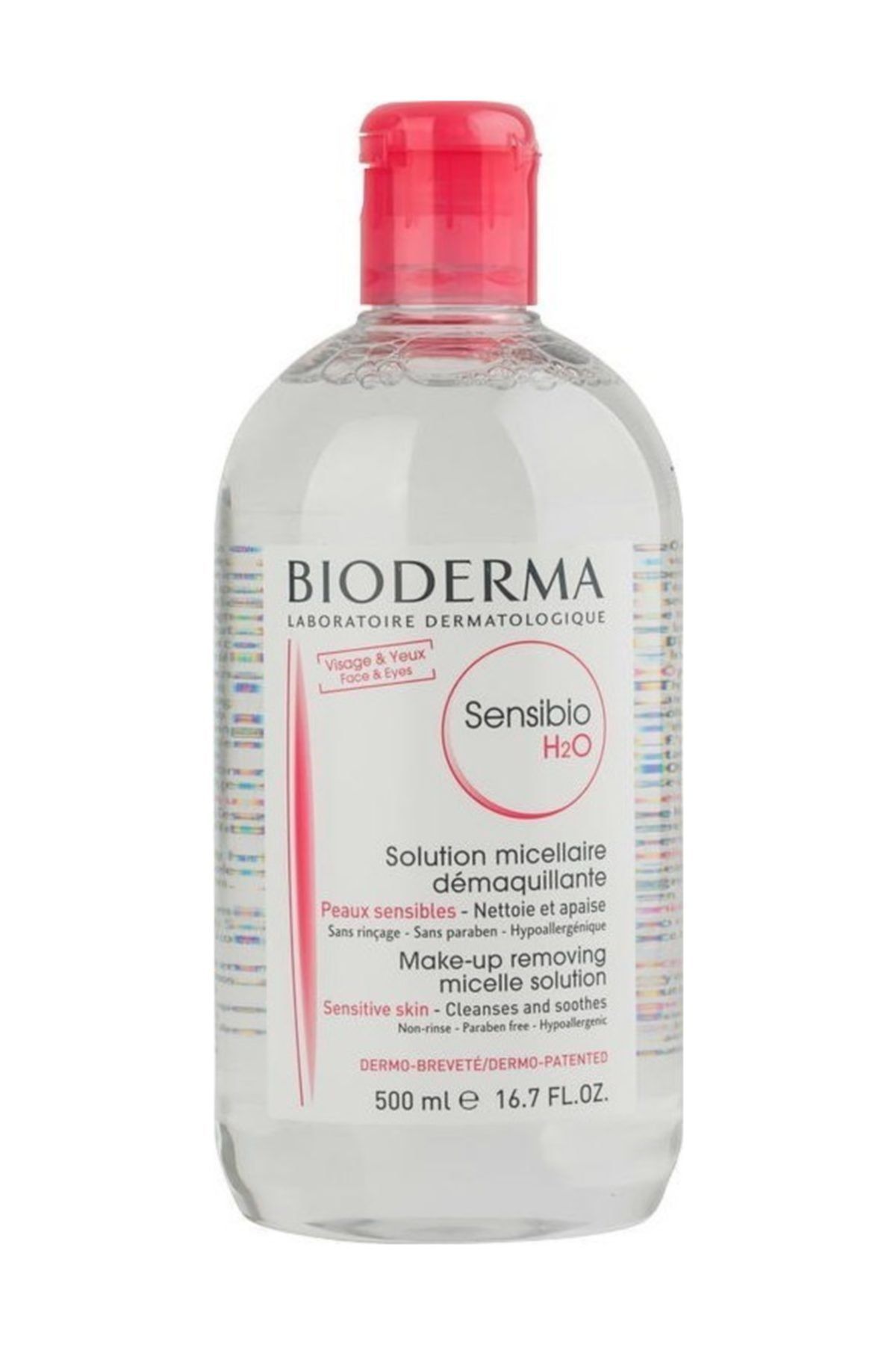 Bioderma Sensibio H2o Hassas Ciltler Için Yüz Temizleyici 500 Ml Skt:02/21