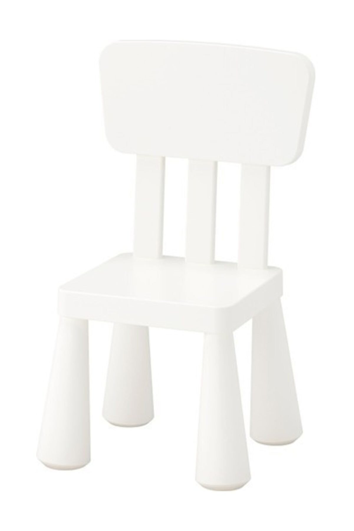 IKEA Mammut Beyaz Plastik BARBUN Çocuk Sandalyesi
