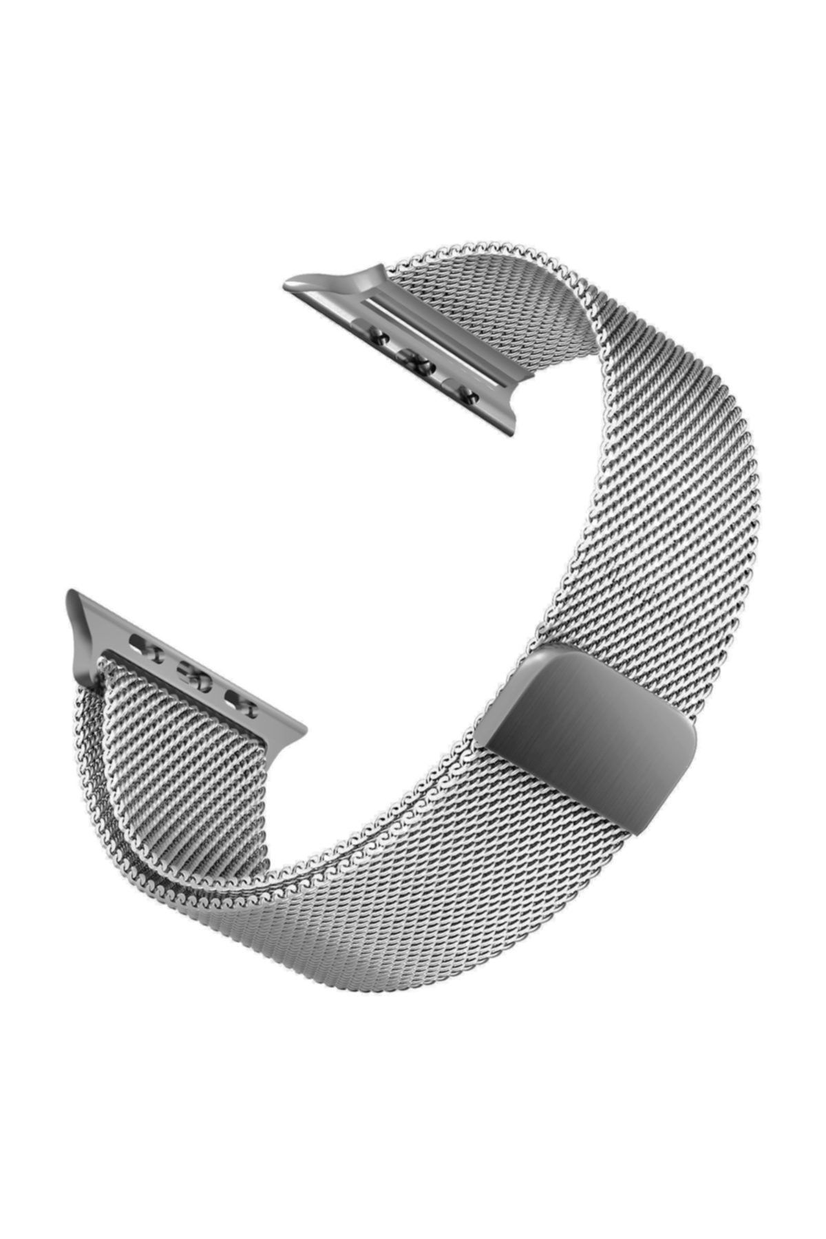 Microsonic Apple Watch 5 40mm Milanese Loop Kordon Gümüş