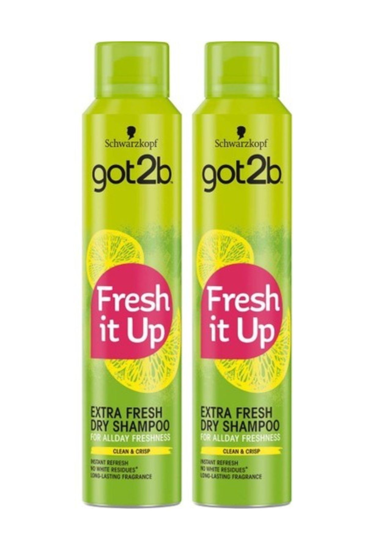 Got2B Fresh It Up Extra Fresh Kuru Şampuan 200 ml X 2 Adet