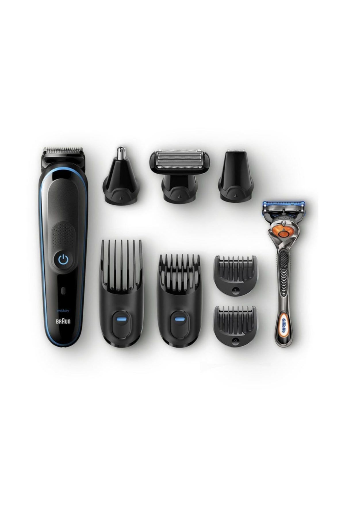 Braun Erkek Bakım Kiti Autosense Teknoloji 9in1 Şekillendirici + Gillette