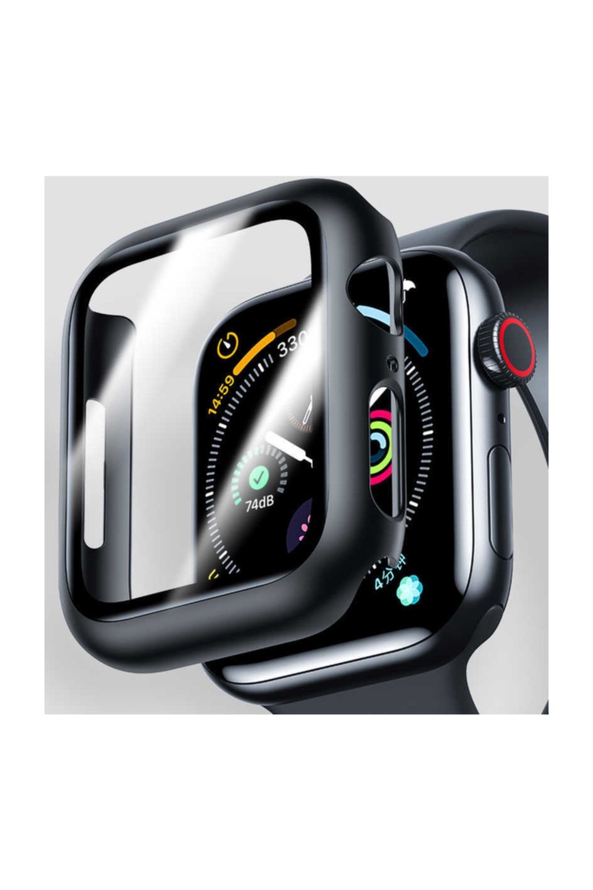 Nezih Case Apple Watch 2/3/4/5/6/se 40mm Kasa Ve Ekran Koruyucu 360 Tam Koruma