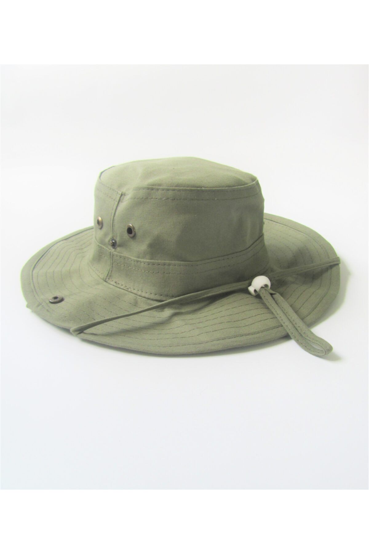salarticaret Yazlık Katlanabilir Koyu Yeşil Safari Şapkası