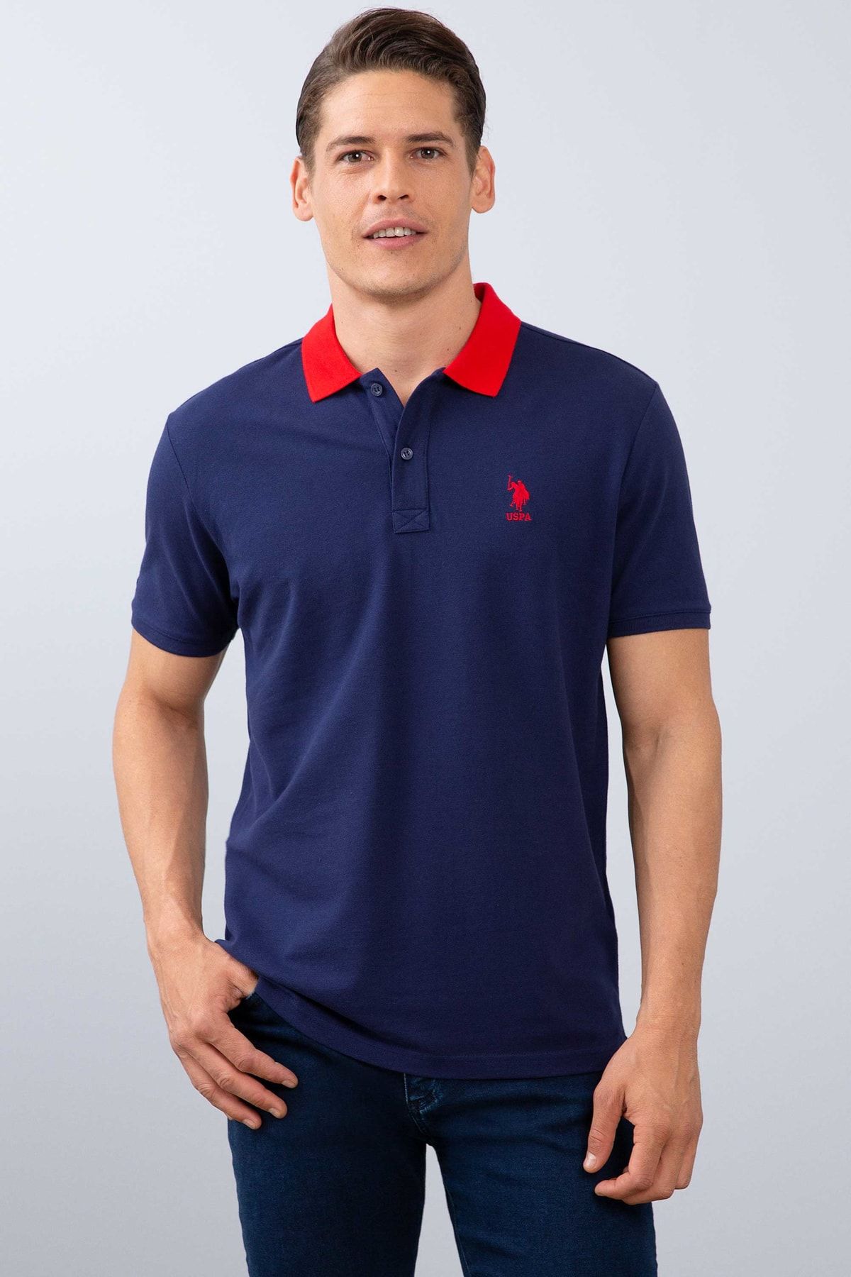 U.S. Polo Assn. Erkek Polo Yaka T-shirt G081SZ011.000.821238