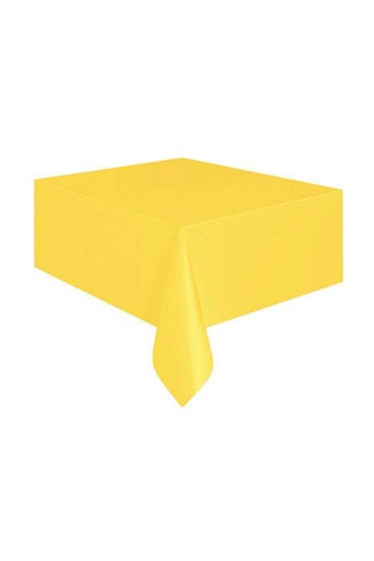 Genel Markalar Plastik Sarı Masa Örtüsü 120*180 Cm