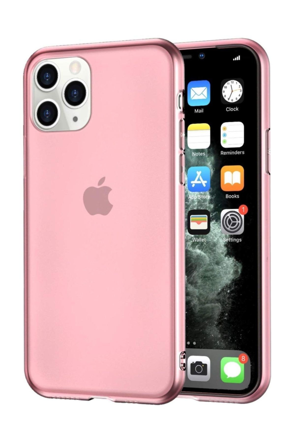 Moraksesuar Apple Iphone 11 Pro Max Kılıf Mat Ve Pastel Renkli Silikon Huka