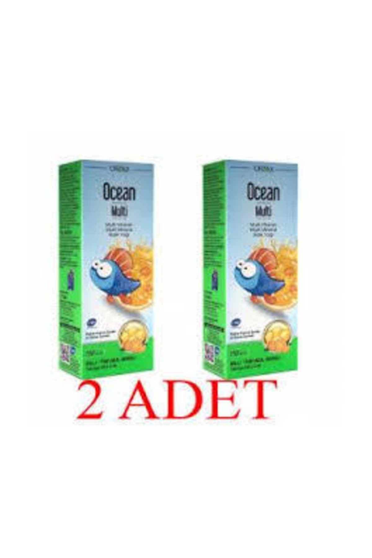 Ocean Multi Vitamin Ve Balık Yağı 150 Ml 2 Adet