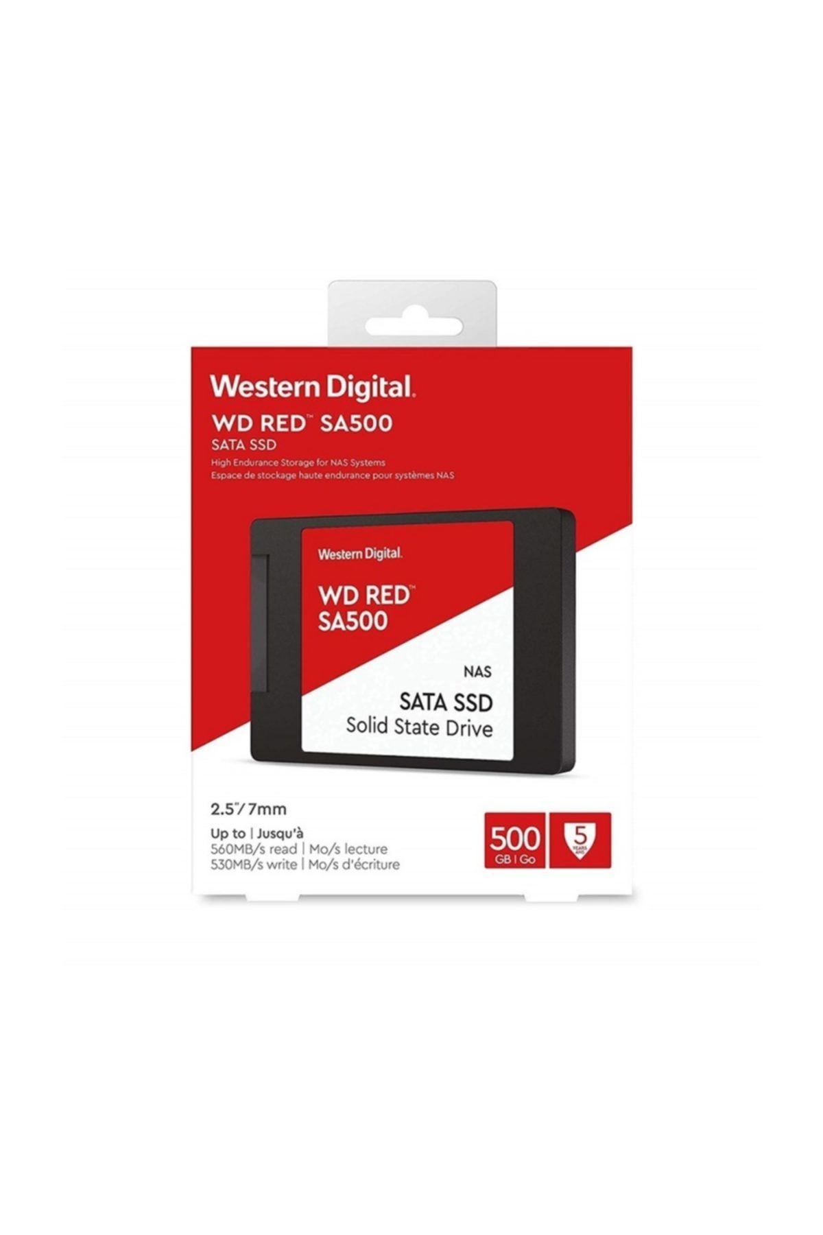 WD Red Sa500 500gb 3d Nand Sata 3 Ssd Disk S500g1r0a