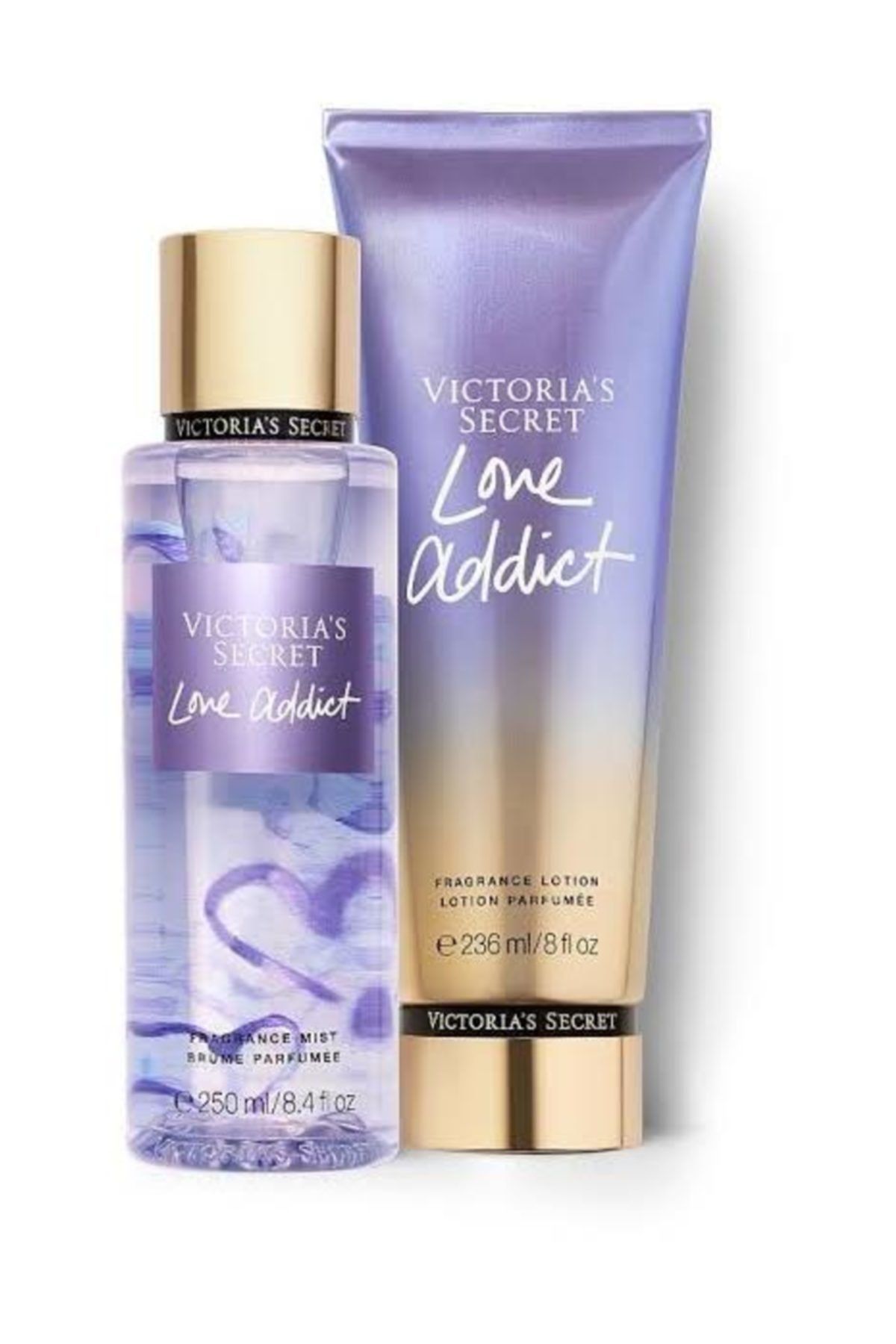 Victoria's Secret Love Addict New Collection Vücut Spreyi,vücut Losyonu 2'li Set