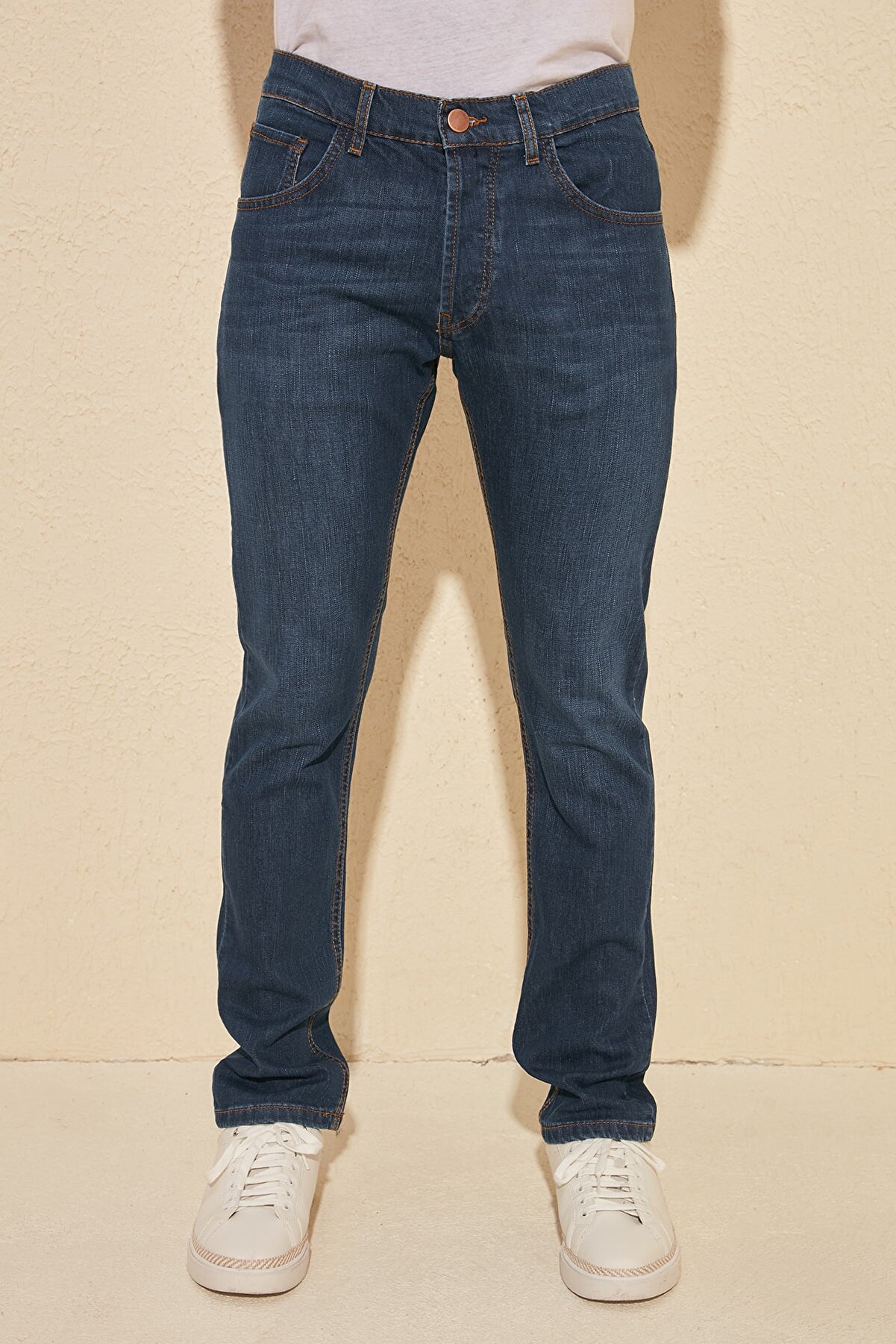 TRENDYOL MAN Lacivert Erkek Skinny Jeans TMNSS20JE0229