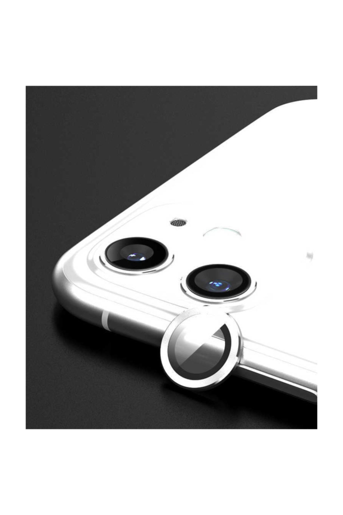 Nezih Case Zoreapple Iphone 11 Kamera Lens Koruyucu Beyaz