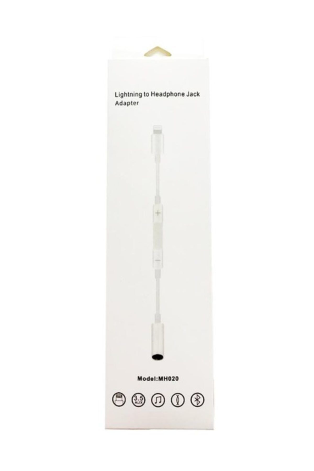 Borofone Universal Mh020 Beyaz Renk Bluetooth Iphone Kulaklık Dönüştürücü Lightning - Aux
