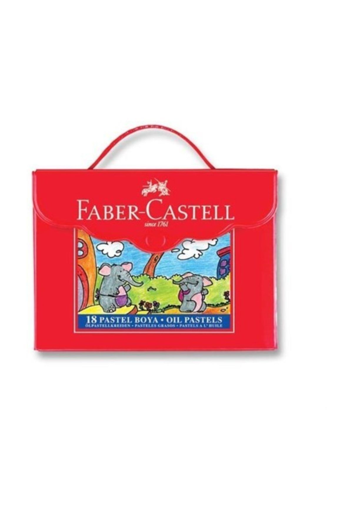 Faber Castell L 18 Renk Pastel Boya (plastik Çanta)125118