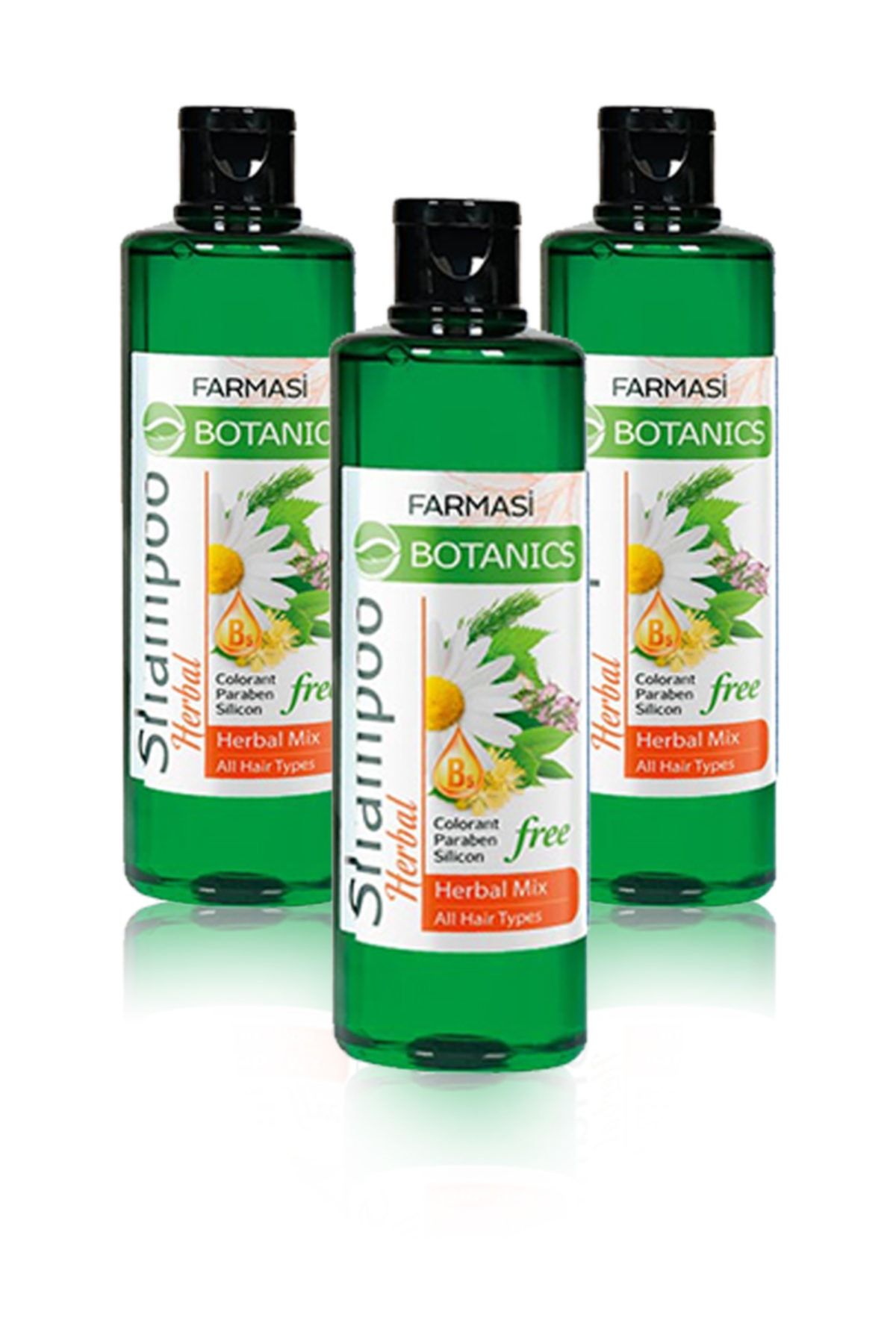 Farmasi Botanics Herbal Mıx Şampuan-500 Ml 3 Adet