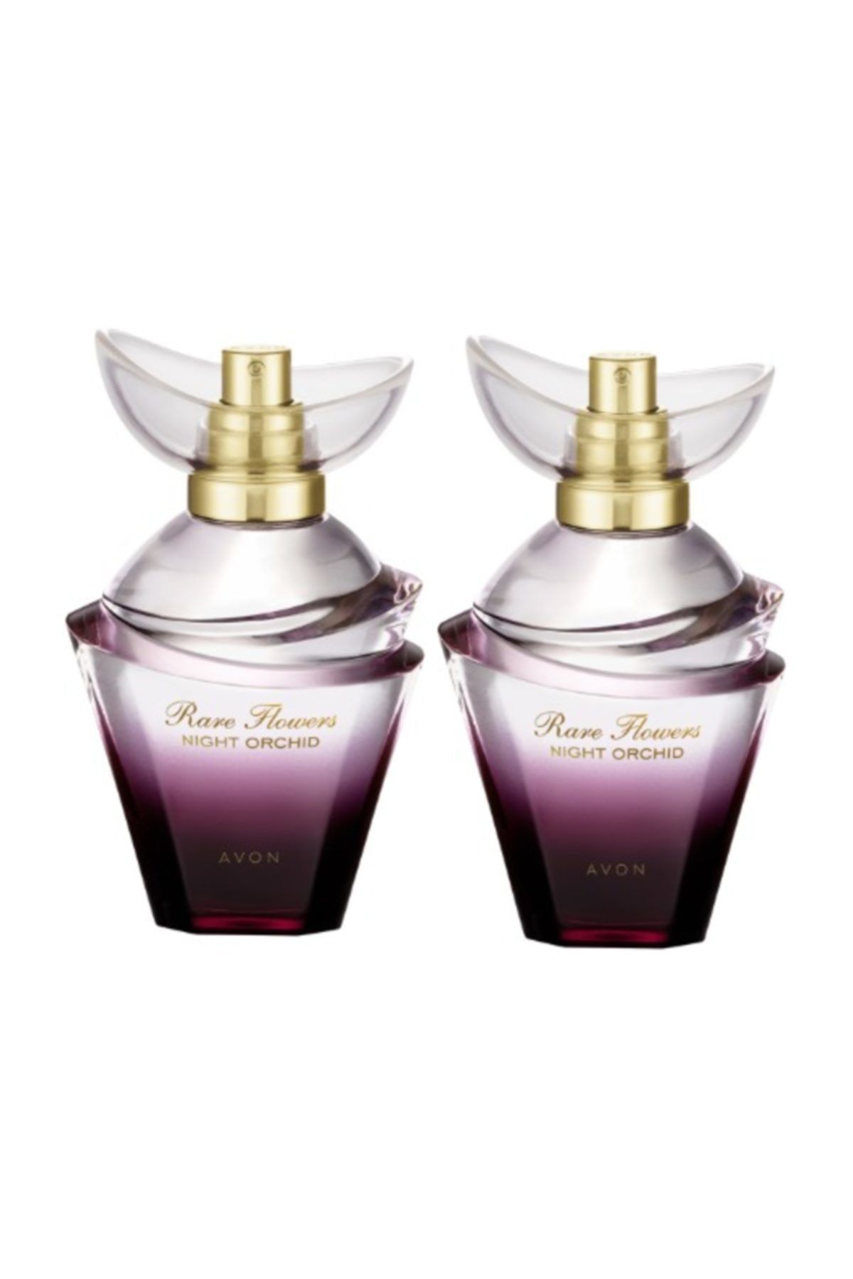 Avon Rare Flowers Night Orchid Edp 50 ml Kadın Parfüm Ikili Set