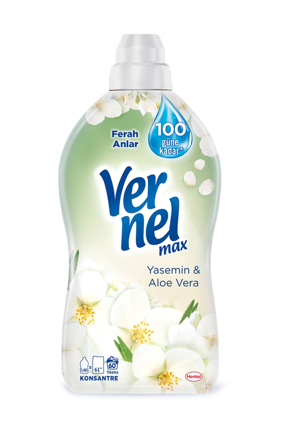 Vernel Max Yasemin & Aloe Vera 60 Yıkama 1,44 L