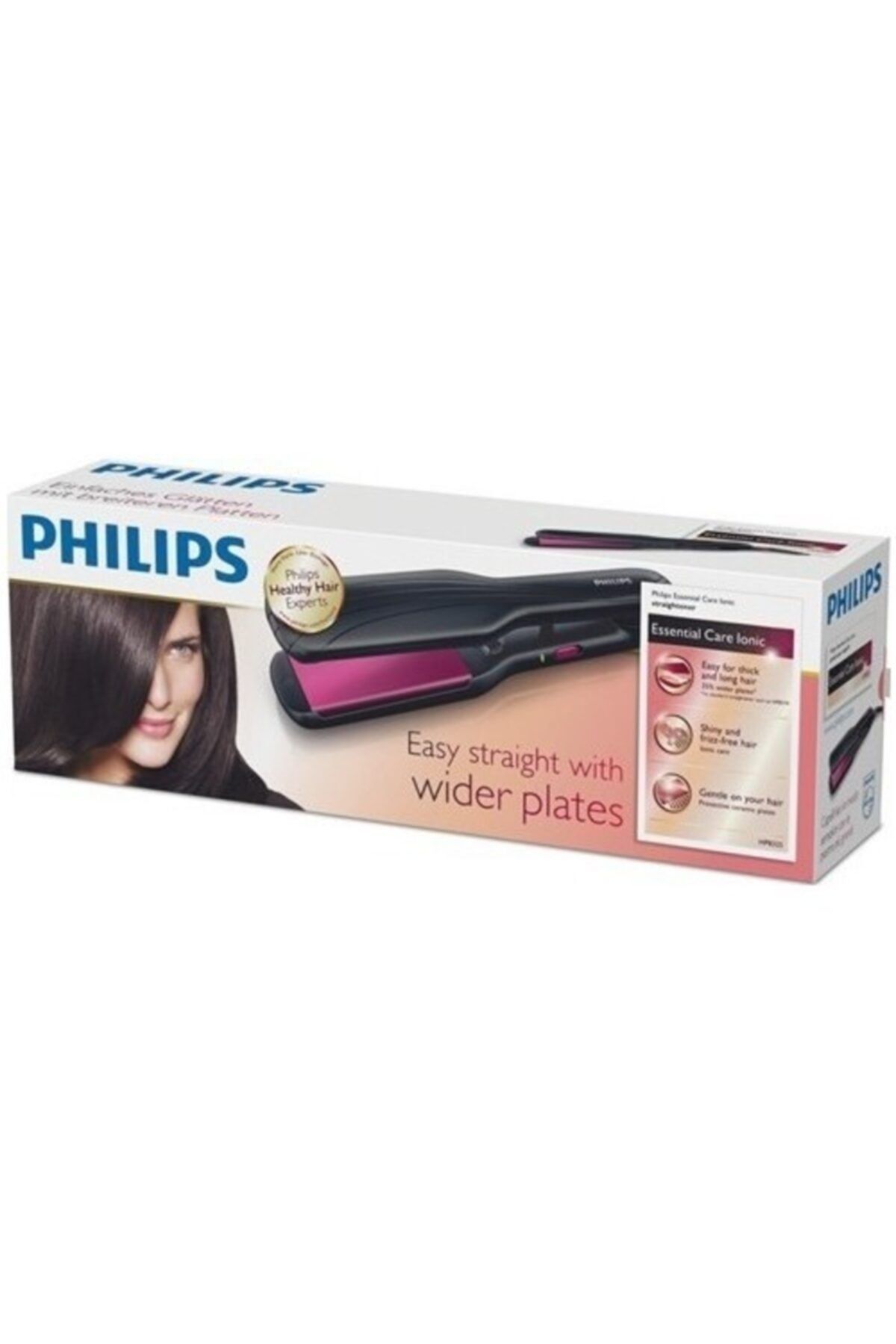 Philips Essential Care Hp8325/00 Iyonik Geniş Seramik Plakalı Saç Düzleştirici