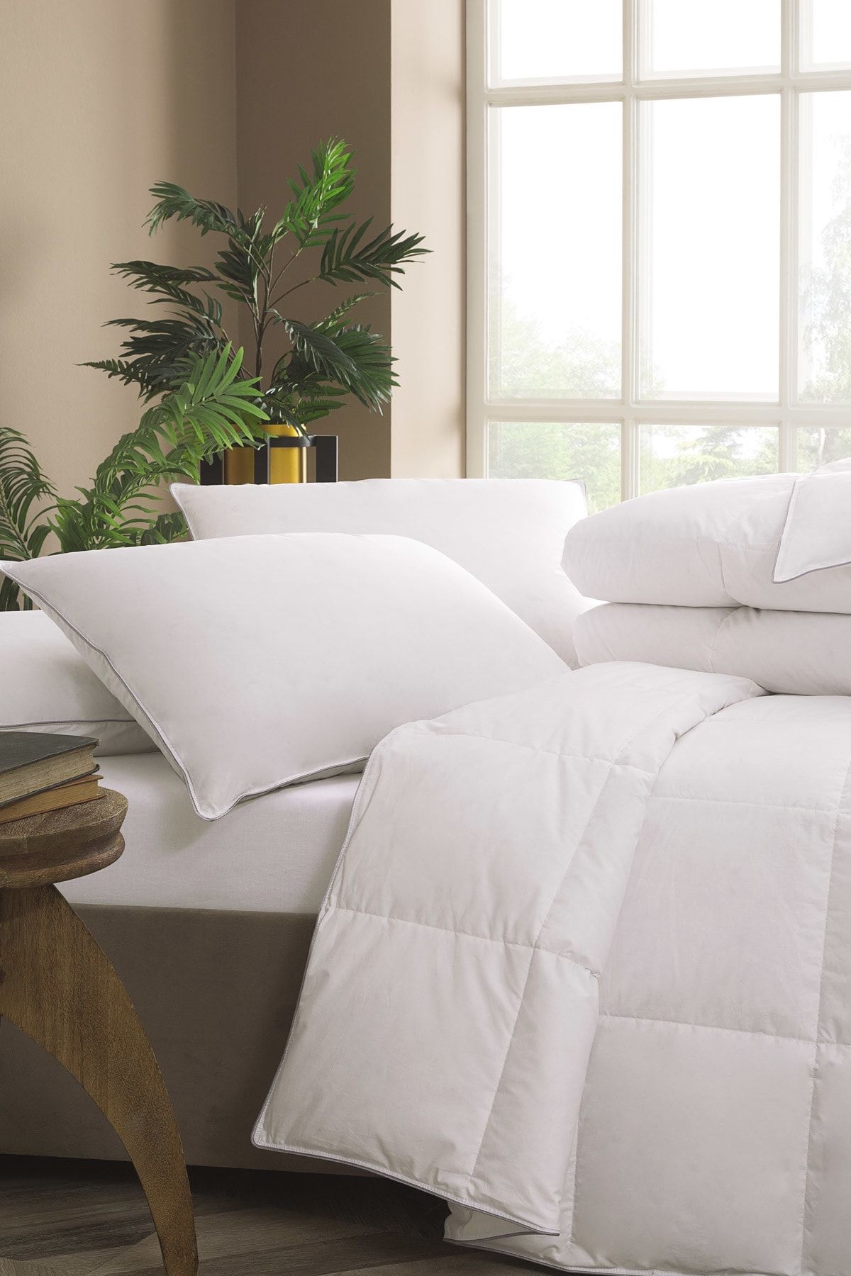 Yataş Deluxe Kaz Tüyü Yastık - 50x70 Cm (%70 Gıdık)
