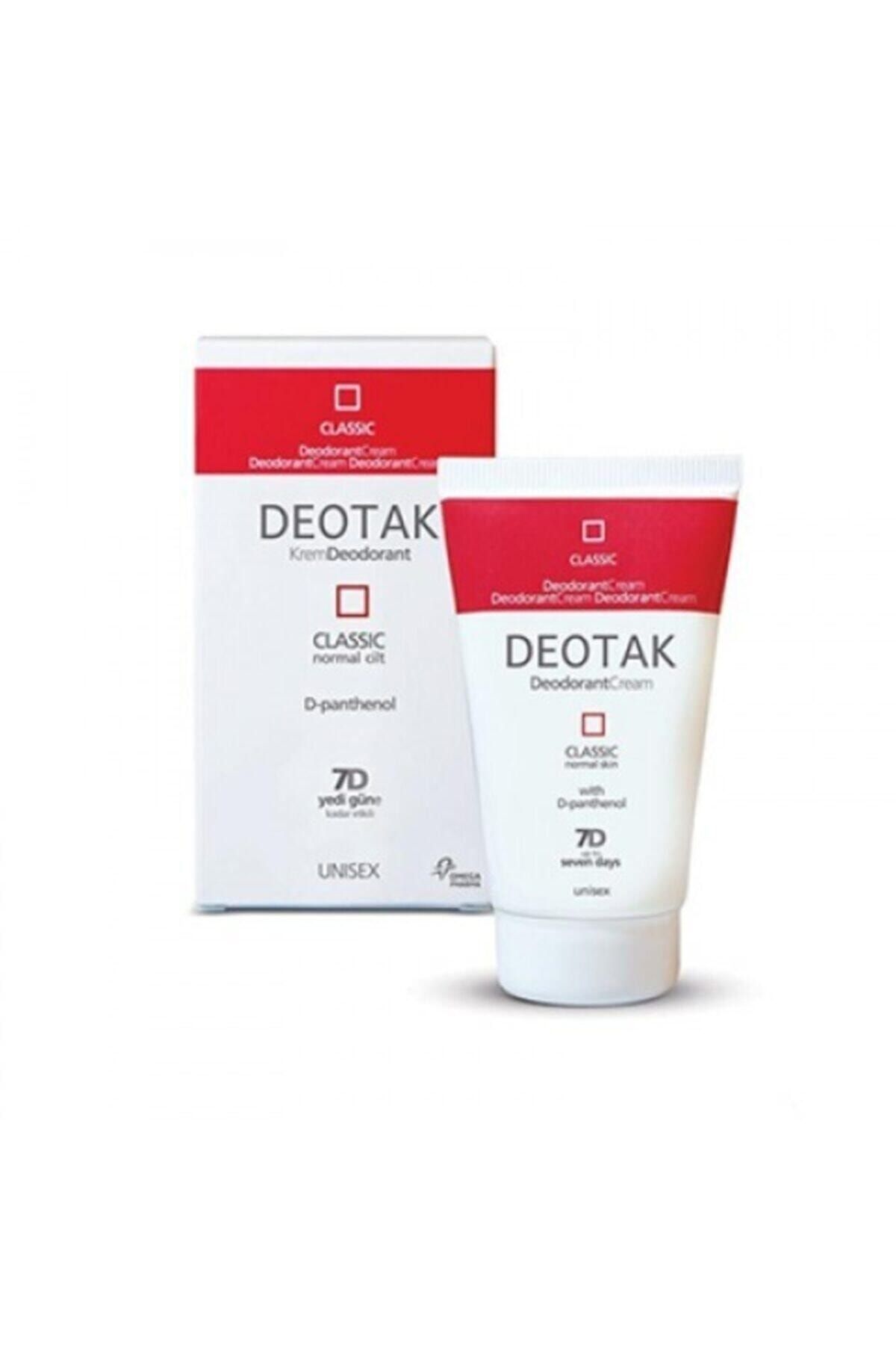 Deotak Unisex Krem Deodorant Klasik 35ml