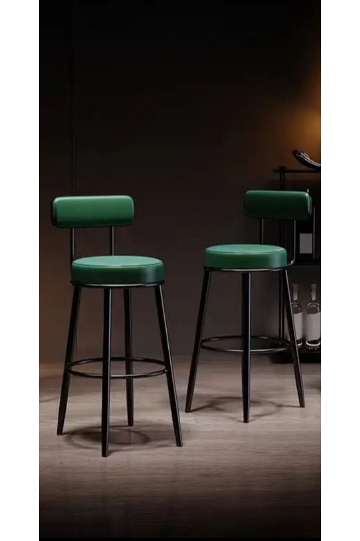 J&S QUALİTY Montaj Gerektirmez Hazır Bar Sandalyesi Ikea Tasarımı Mutfak Adası Bar Taburesi Yeni Tasarım 75 Cm