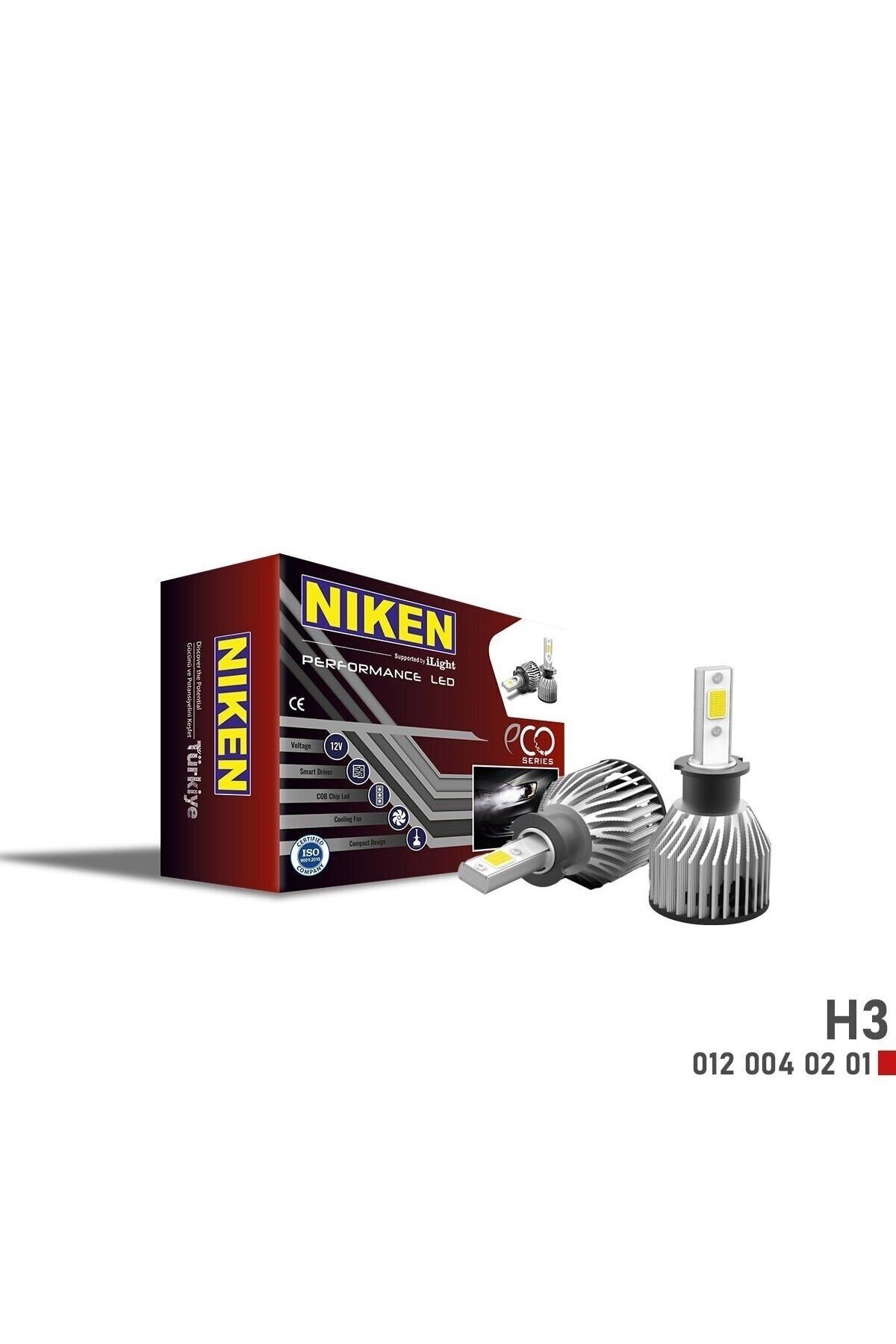 Niken H3 Led Xenon Far Ampulü Eco Niken 8000 Lmn