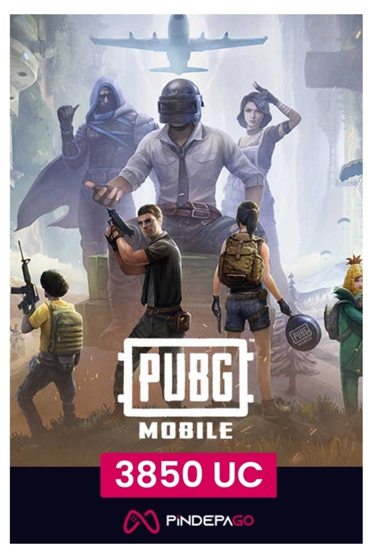 PindepaGO Pubg Mobile 3850 Uc Id Yükleme (YANLIZCA TR)