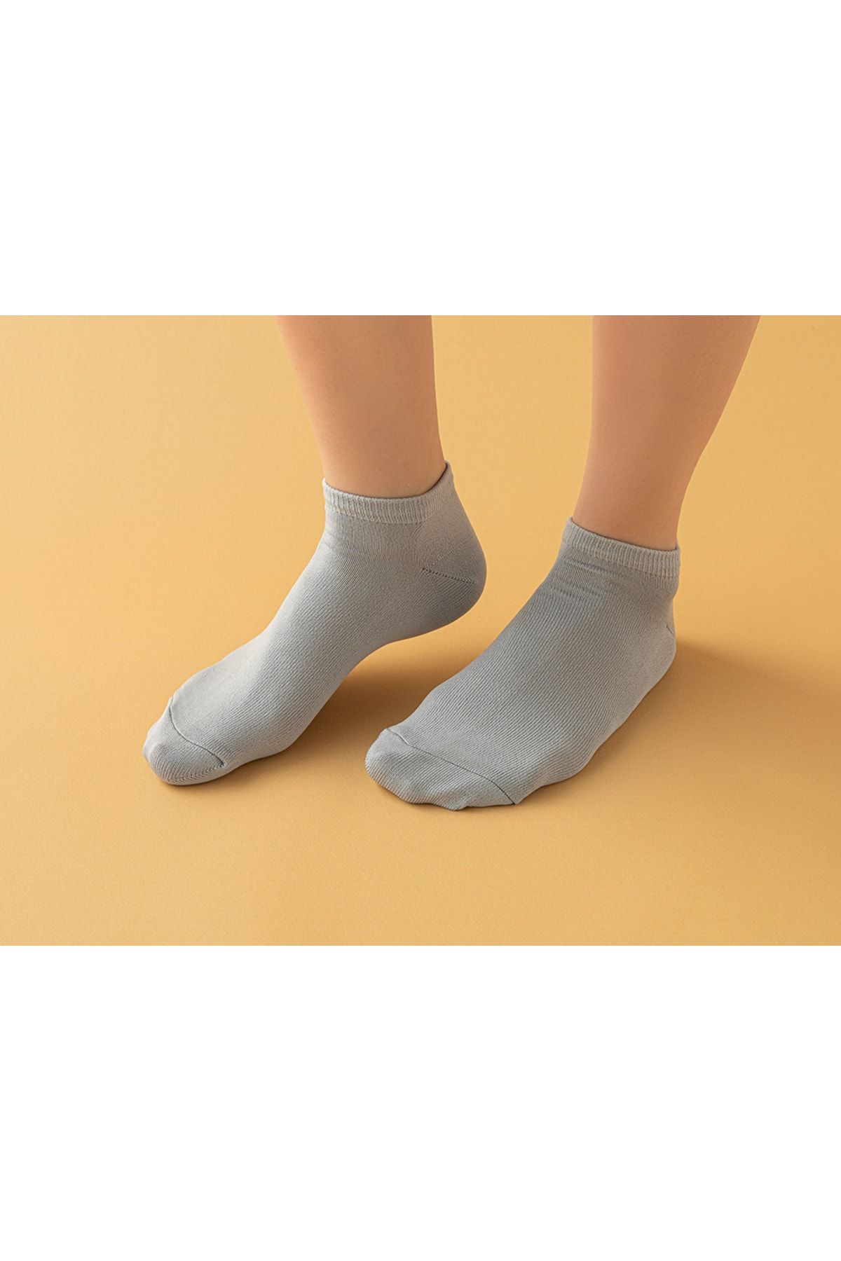 English Home Alvin Kadın Üçlü Patik Çorap 36-40 Siyah-beyaz-gri