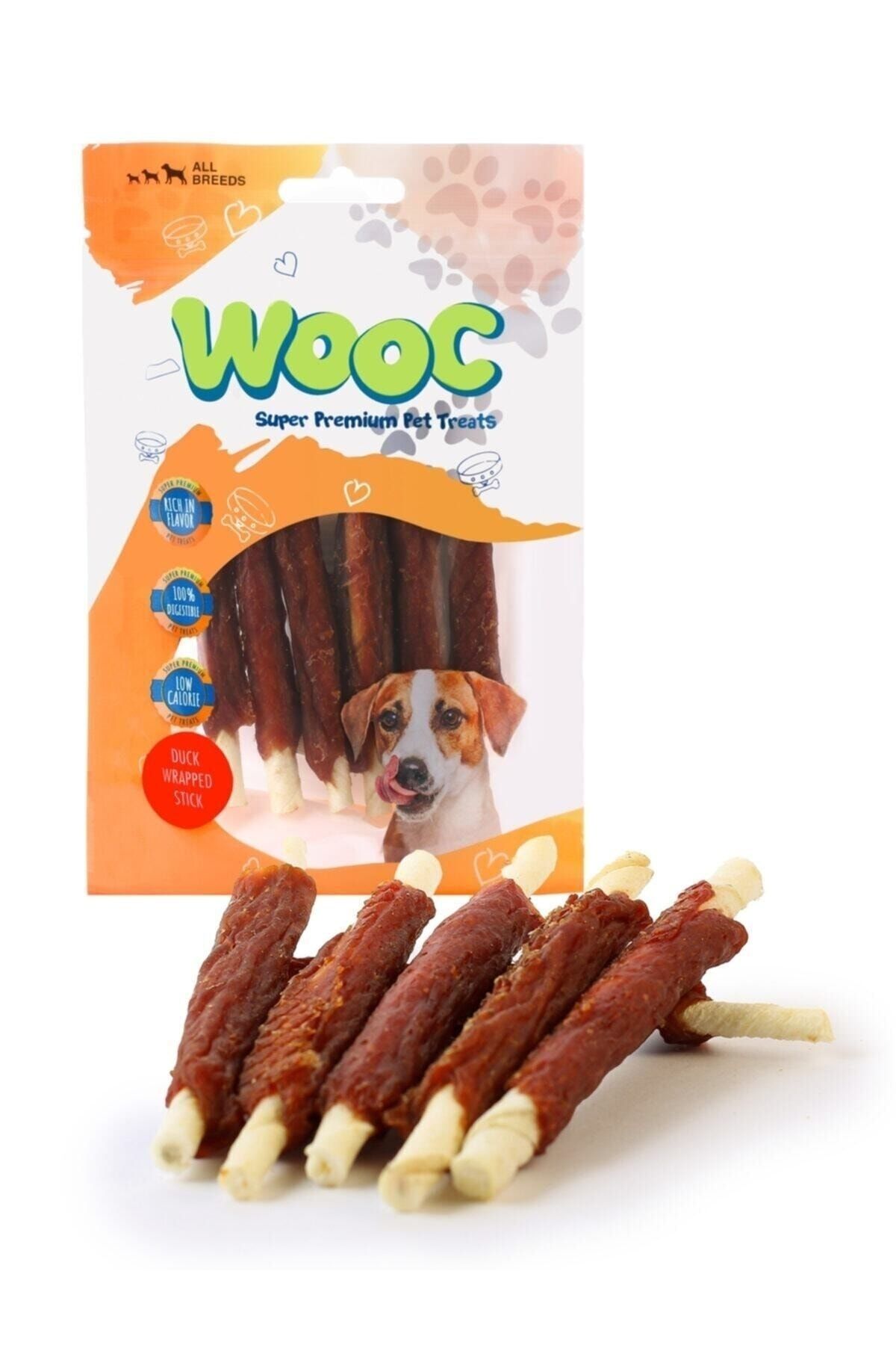 wooc Dog Ördek Sargılı Sütlü Stick Köpek Ödül Maması