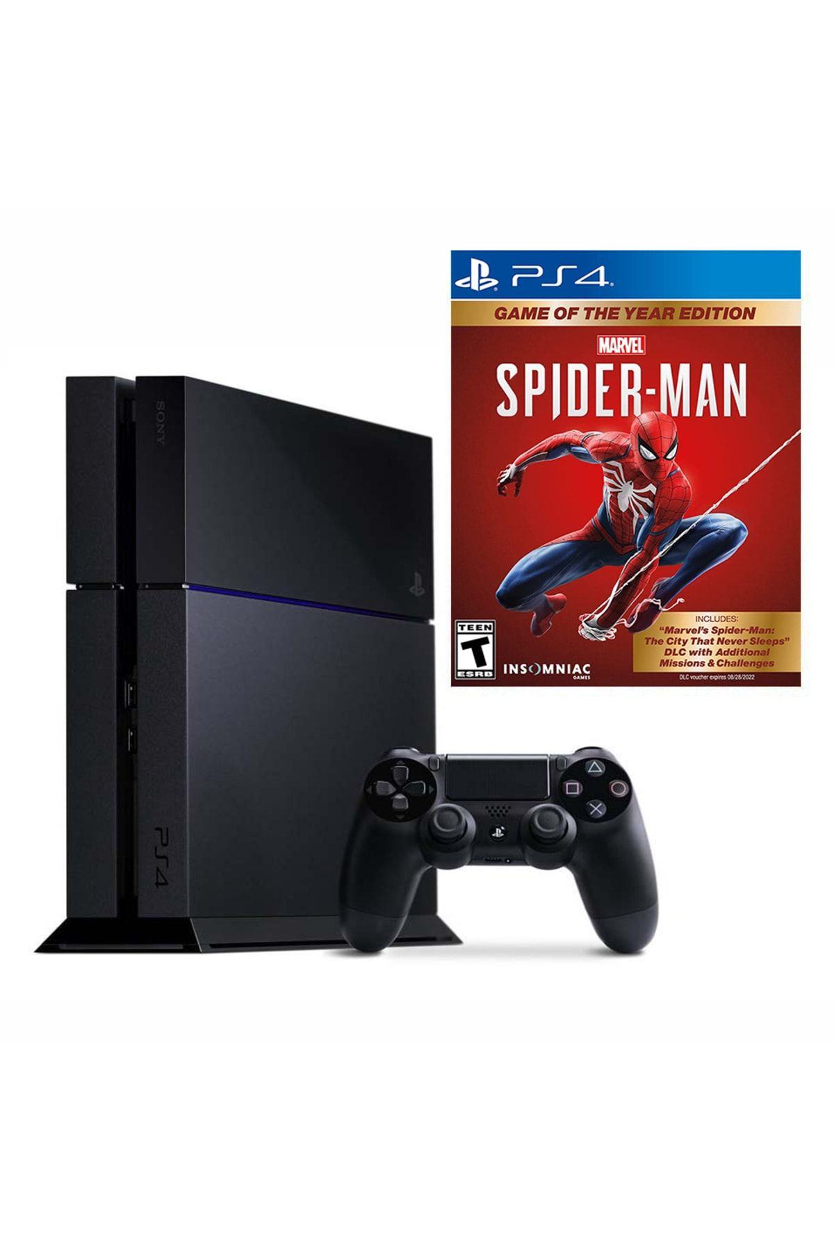 Sony Playstation 4 Oyun Konsolu 500GB Marvel Spiderman Game Of The Year Edition PS4 Oyun