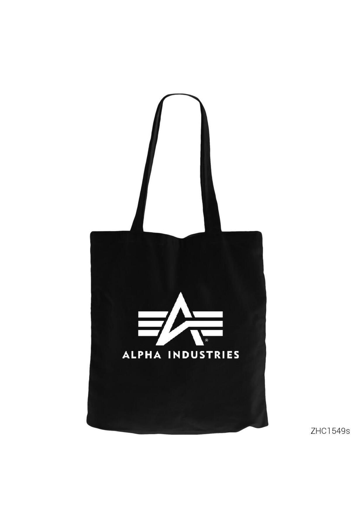Z zepplin Alpha Industries Siyah Kanvas Bez Çanta