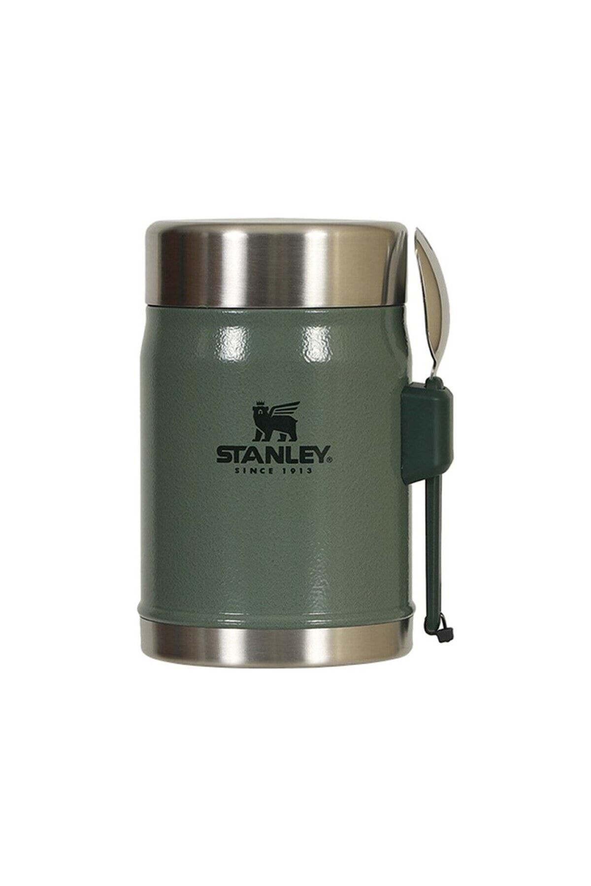 Stanley Klasik Paslanmaz Çelik Yemek Termosu Kaşıklı 0.40L. Yeşil