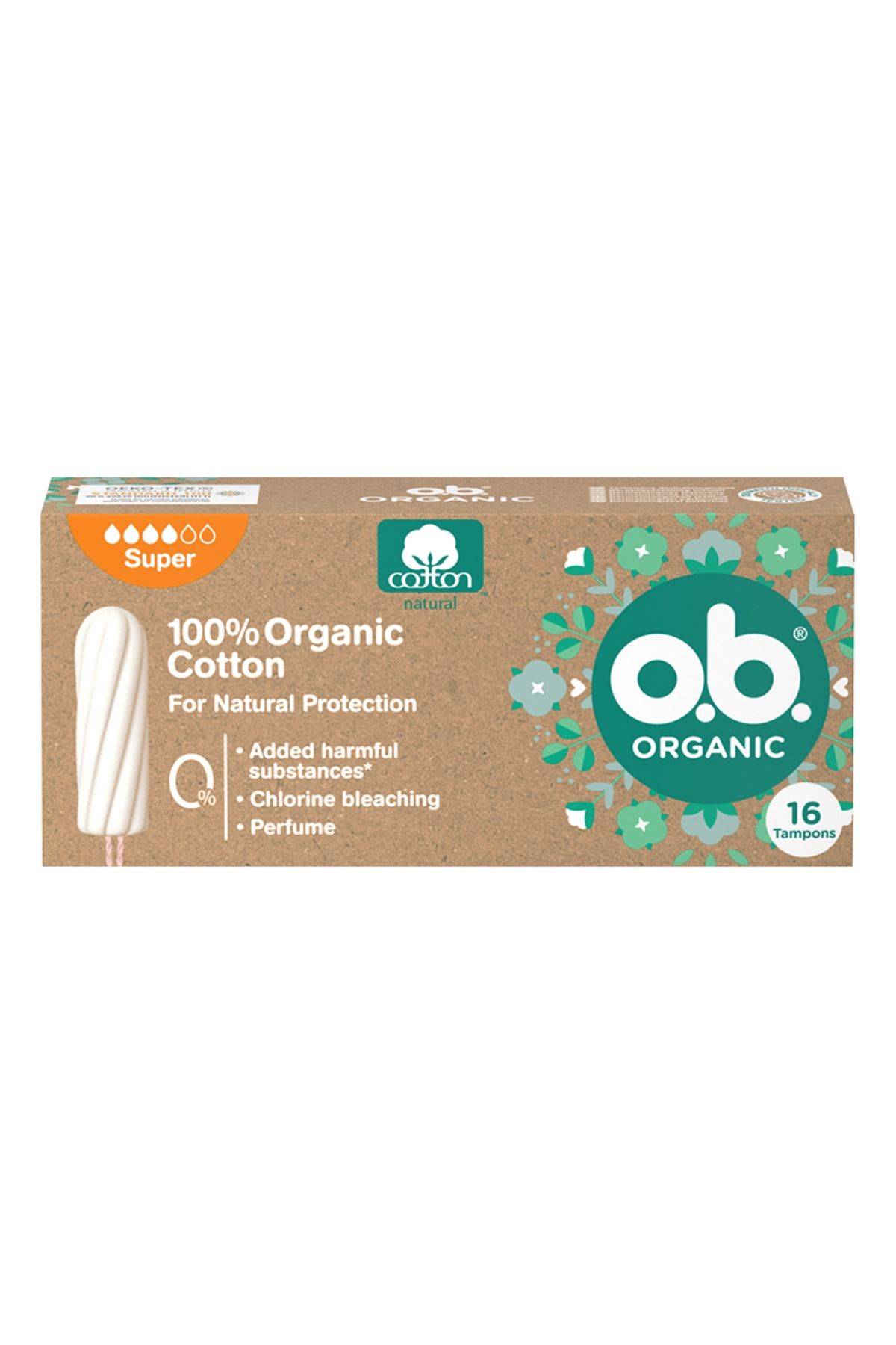 o.b. O.B Organic Super Tampon 16'lı