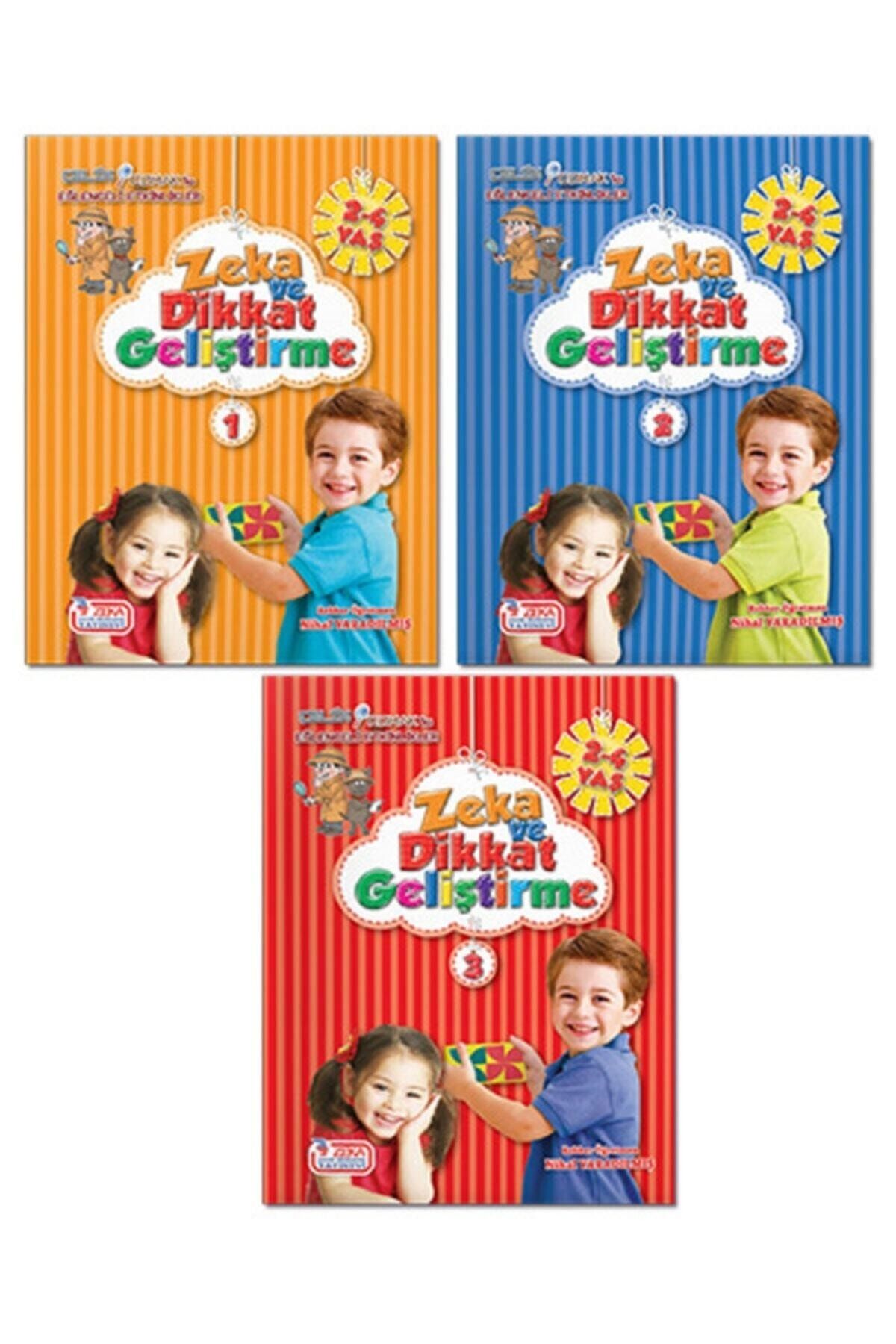 Yükselen Zeka Yayınları Yükselen Zeka / 2-4 Yaş Zeka Ve Dikkat Geliştirme Seti