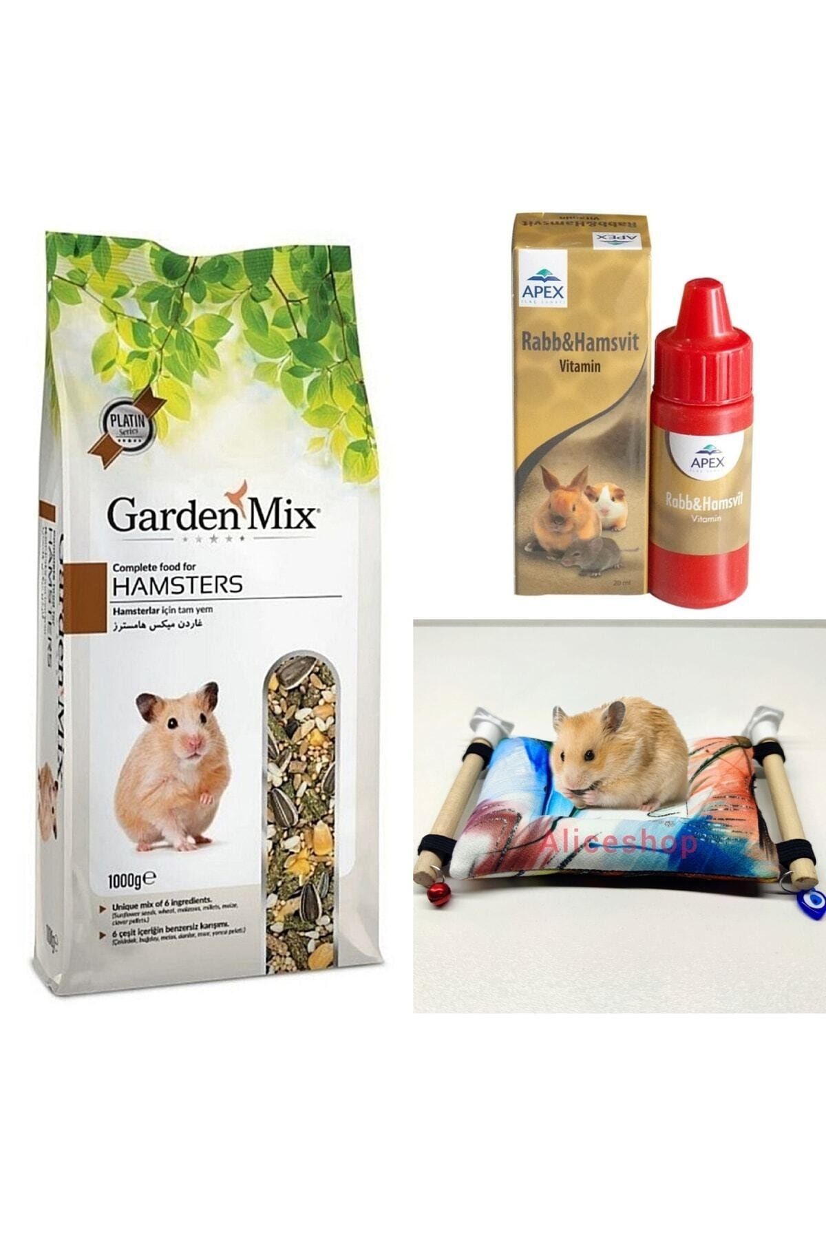 Gardenmix Hamster Yemi Ve Vitamini Hamster Yatağı Hediyeli