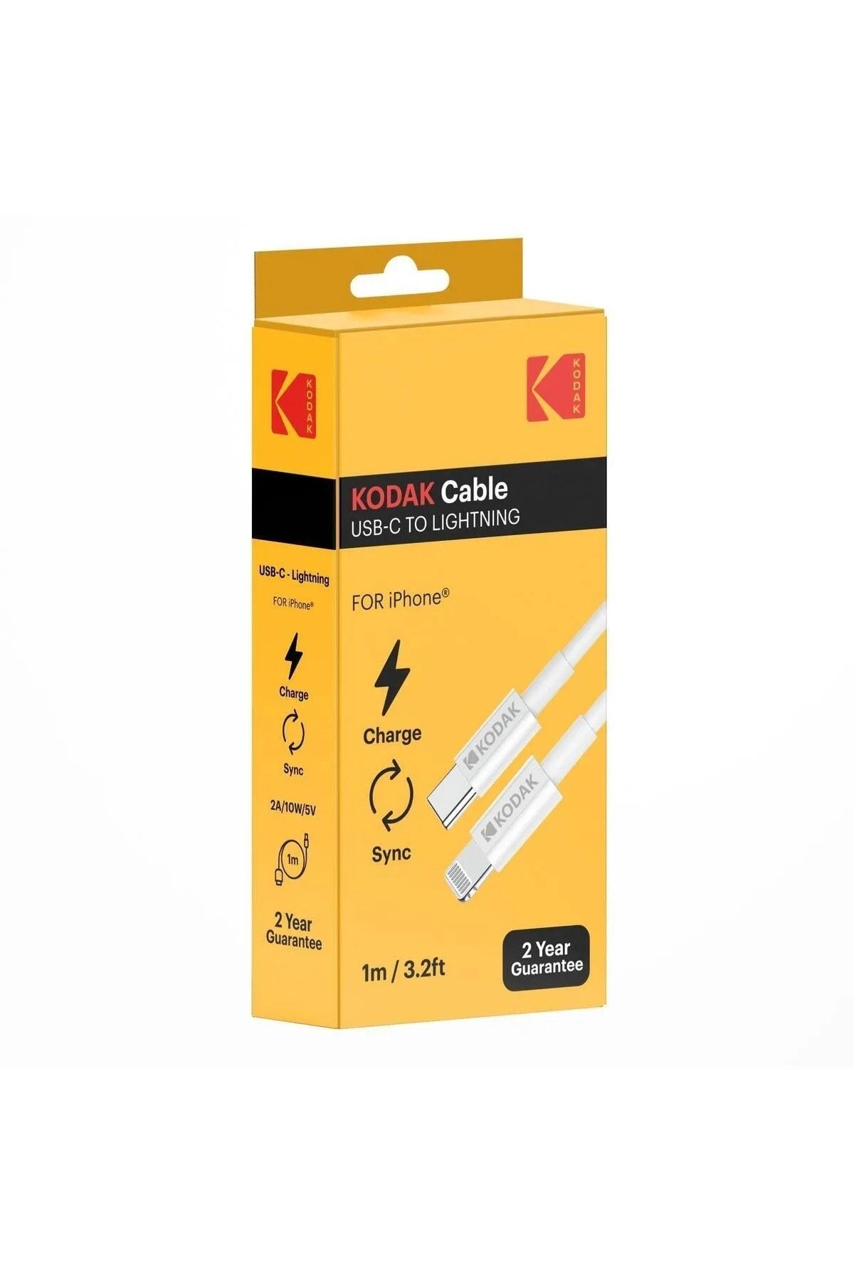 Edu Kırtasiyem Kodak iPhone için Type C - Lightning Kablo - 1.0 Metre