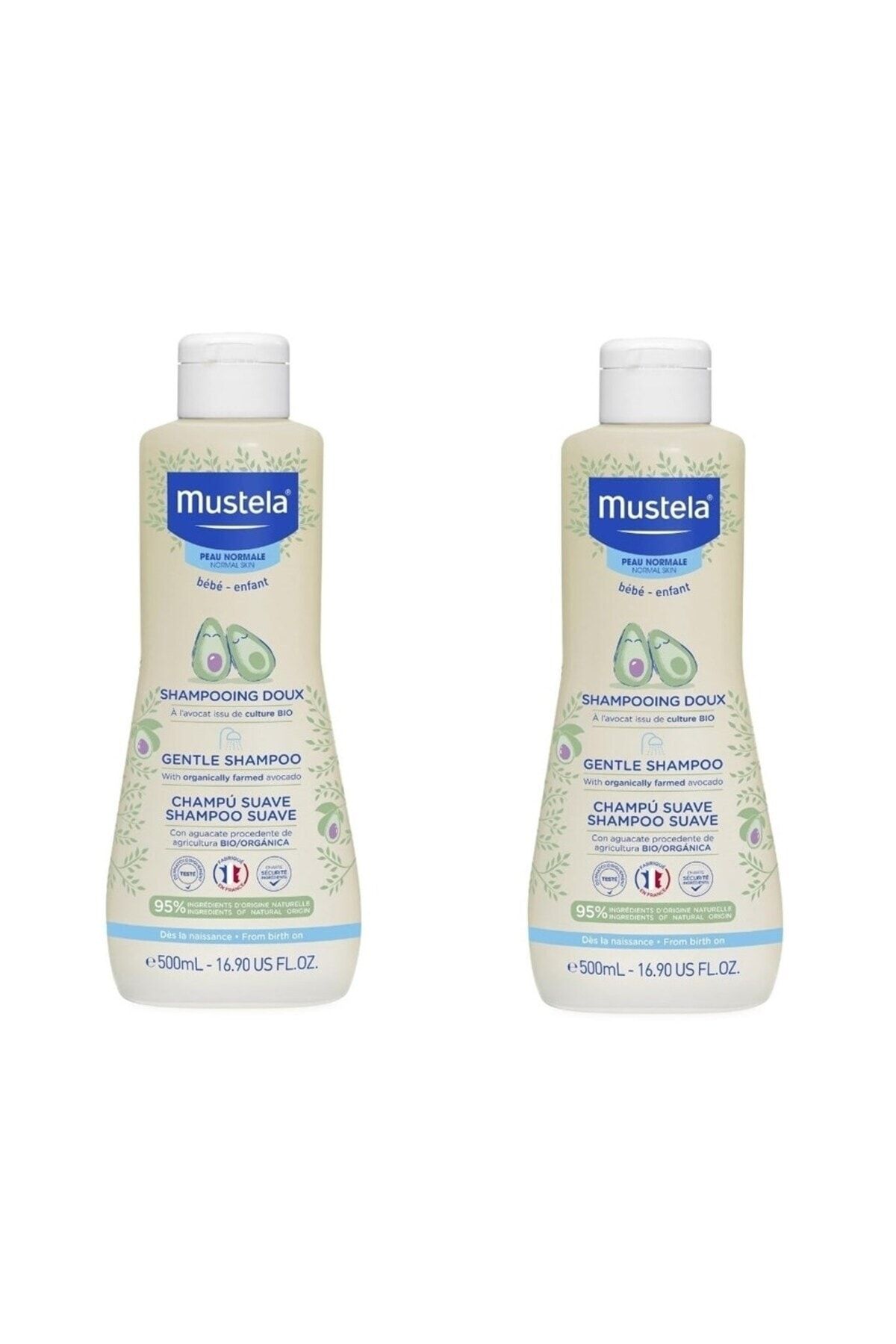 Mustela Gentle Shampoo 500 Ml X2 Adet