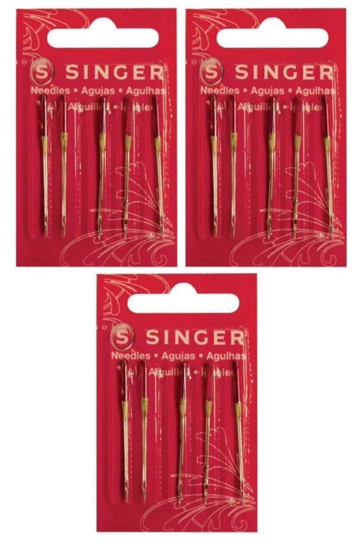 SINGER SINGER Dikiş Makine Iğnesi - 2045 - 09 Jarse Iğnesi 3 Paket