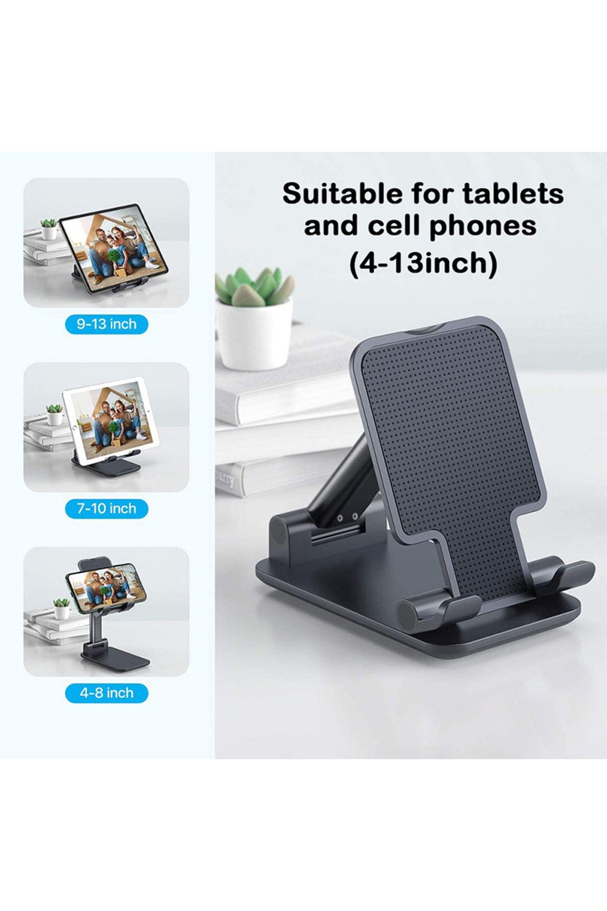 DMR Masaüstü IPhone IPad Tablet için cep telefonu tutucu standı uzatın tembel dirsek ayarlanabilir
