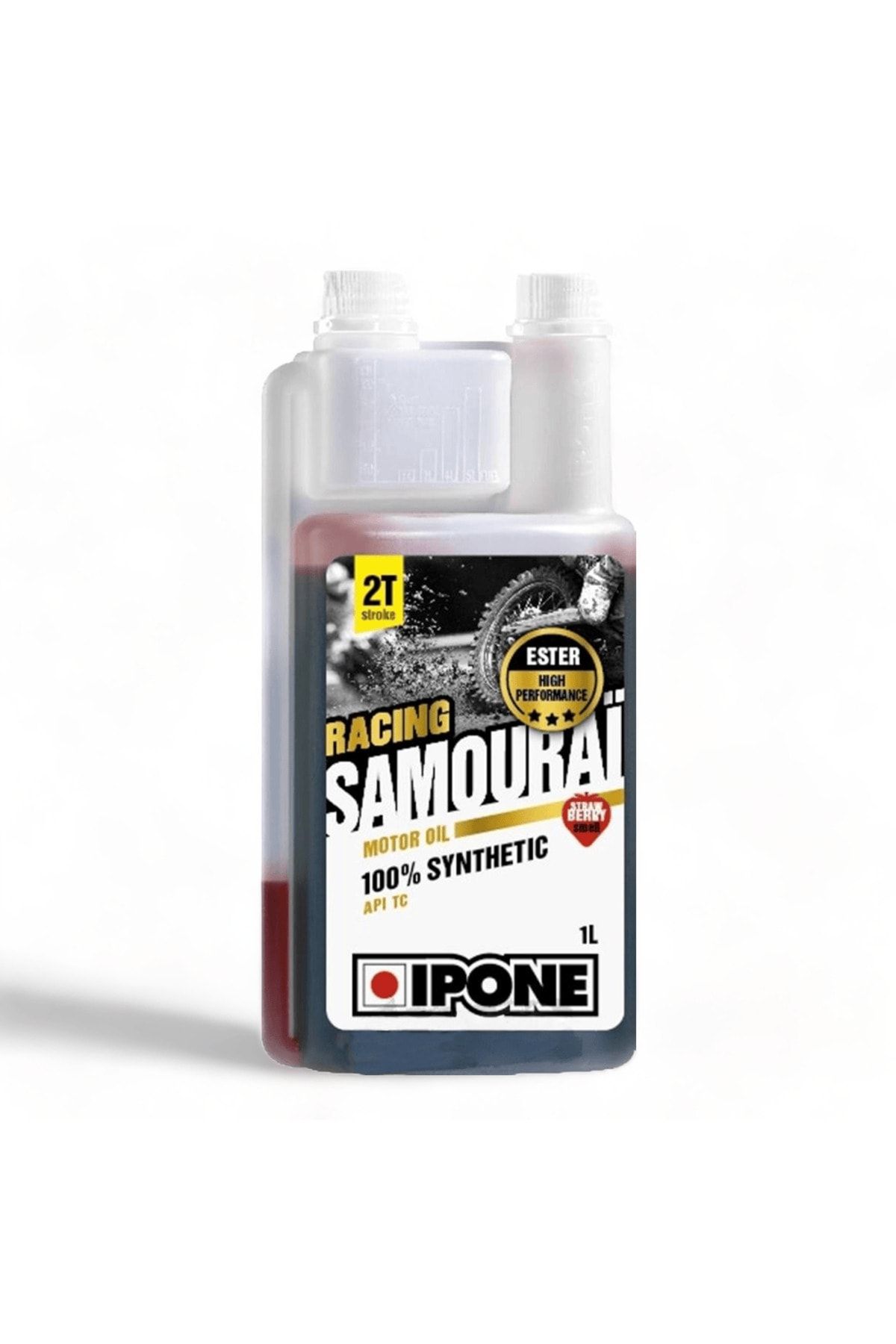 Ipone Samourai Racing 2t Esterli Çilekli Yağ 1l ( 2023 Nisan Üretim)