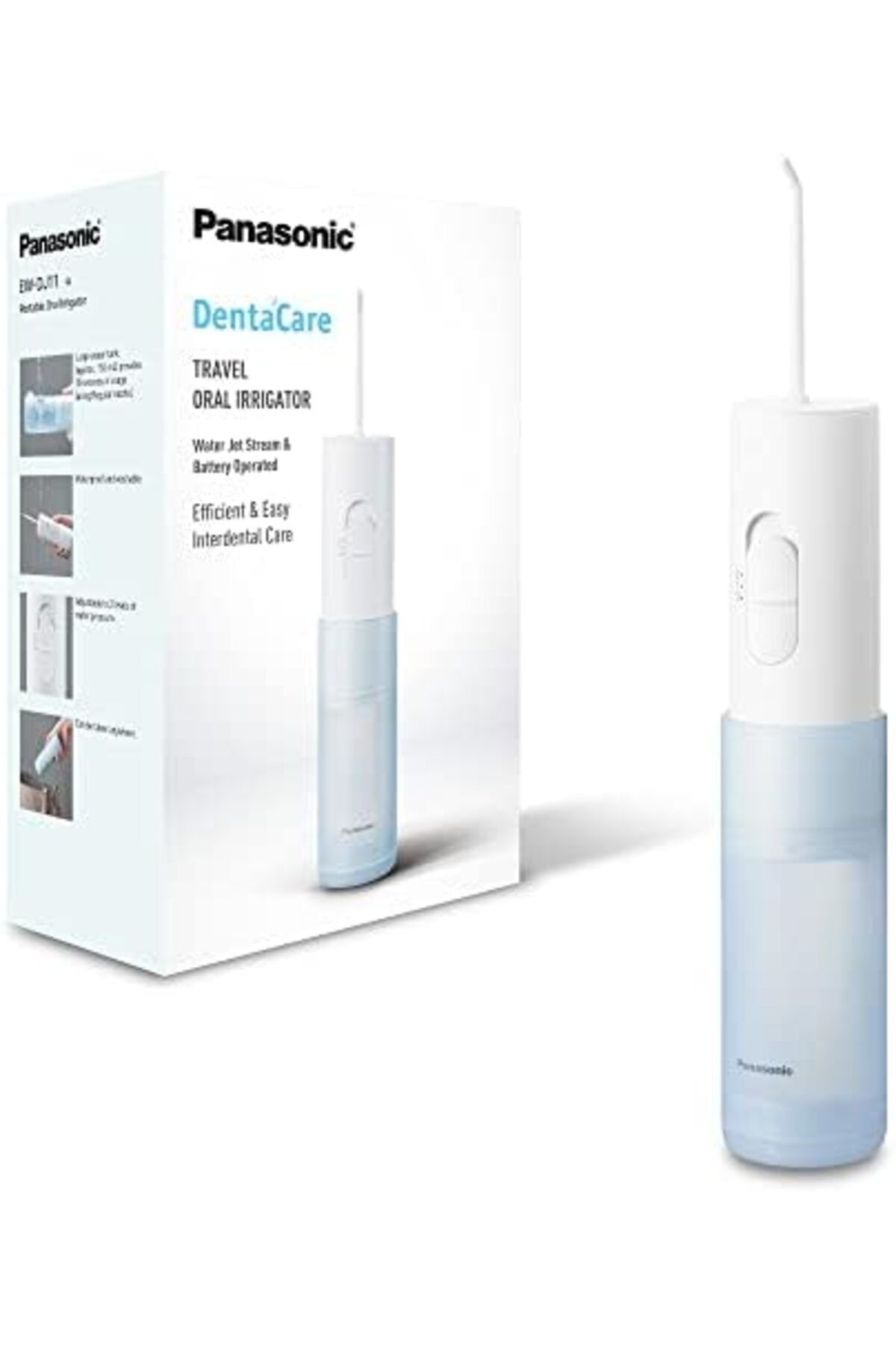 Panasonic EW-DJ11 - Kompakt ve Taşınabilir Diş İpi, Kablosuz Ağız Duşu