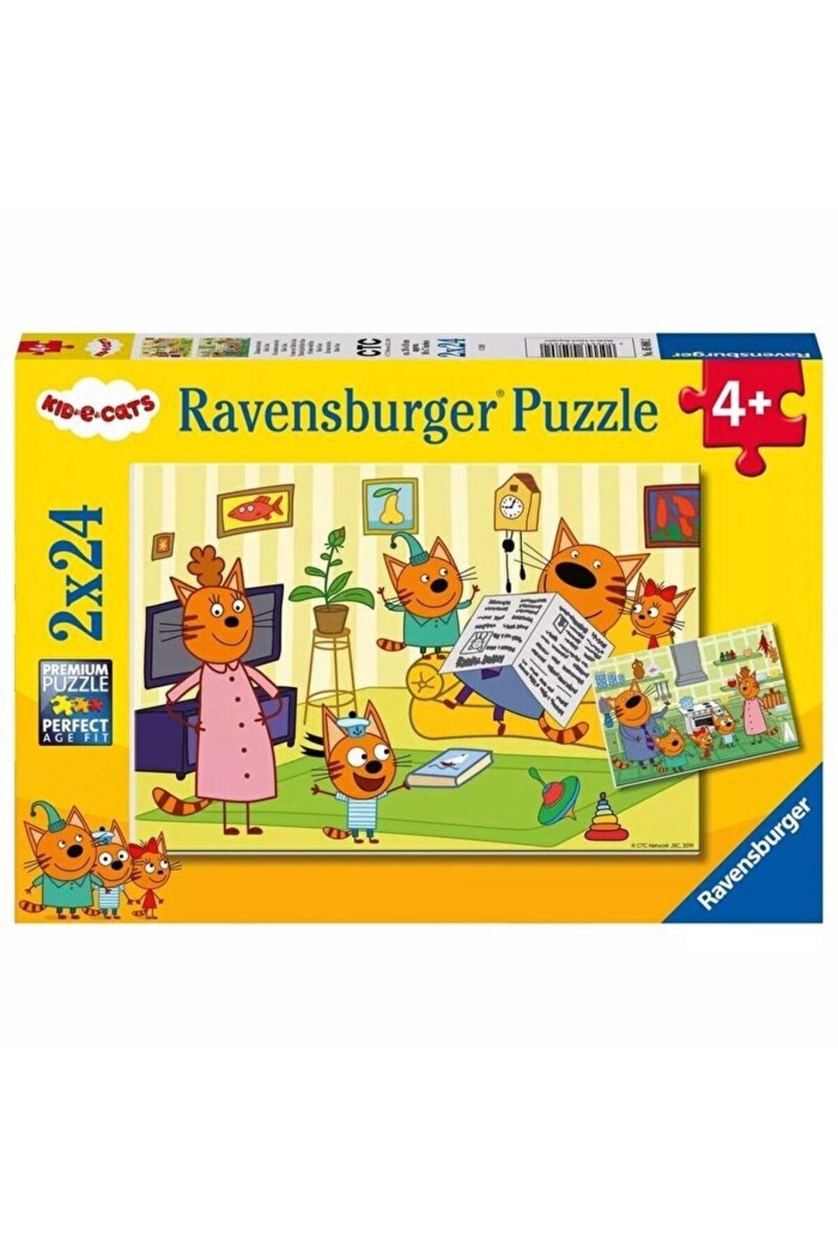 RAVENSBURGER Kid E Cats Puzzle 24x2 Parça