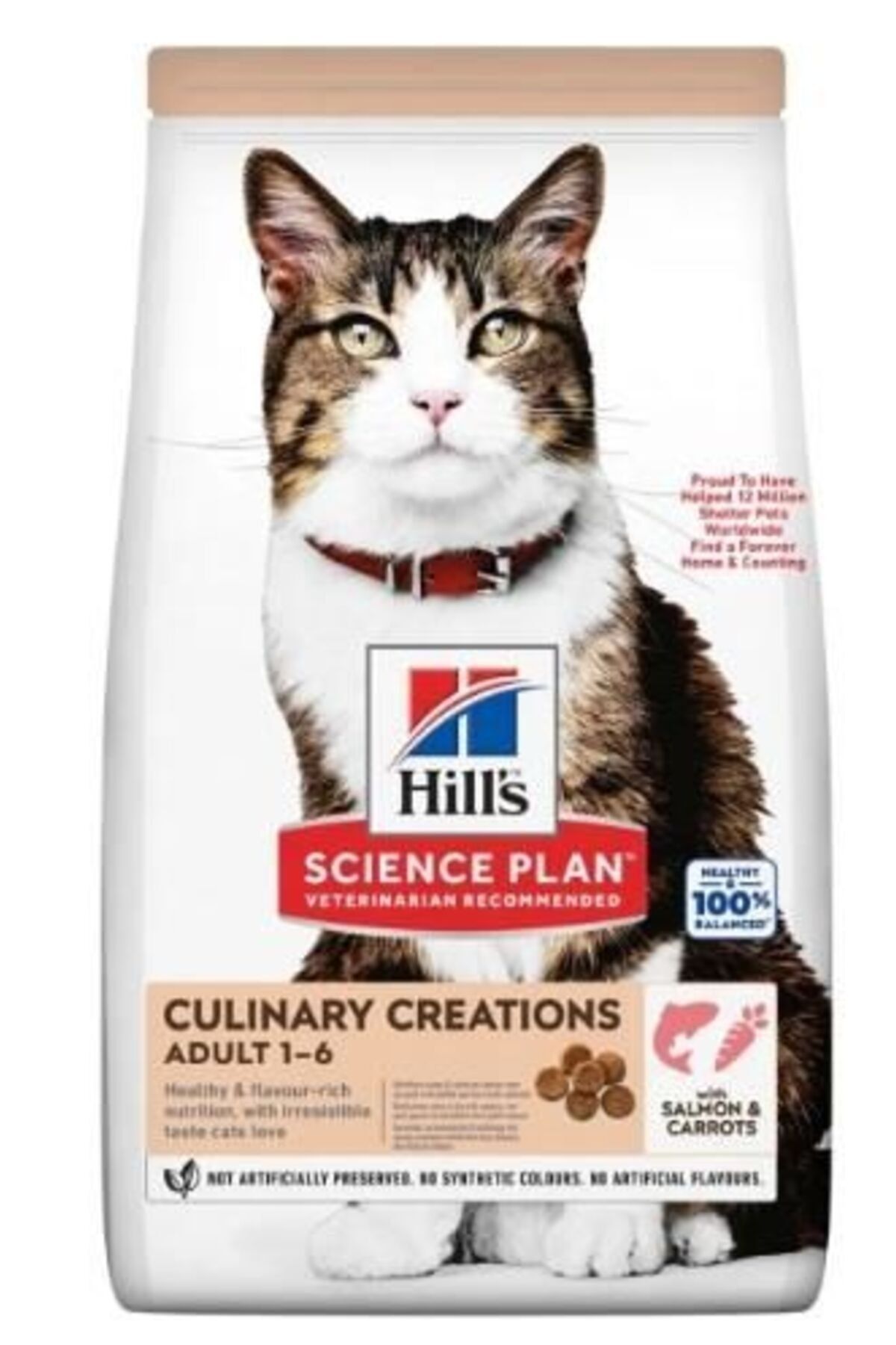 Hills Science Plan Hills Culinary Creations Somonlu Havuçlu Yetişkin Kedi Maması 1,5 Kg