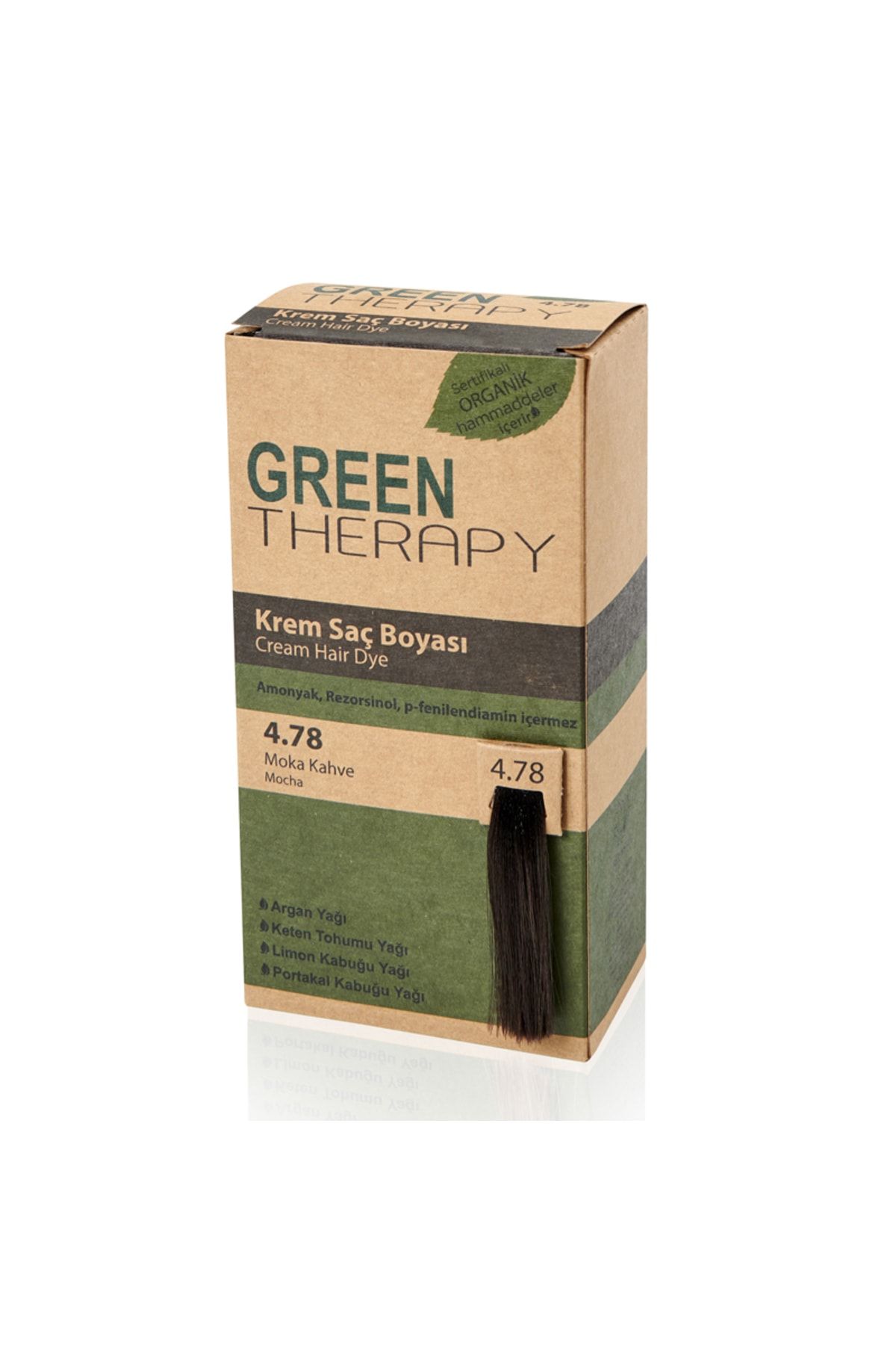 Green Therapy Krem Saç Boyası 4.78 Moka Kahve
