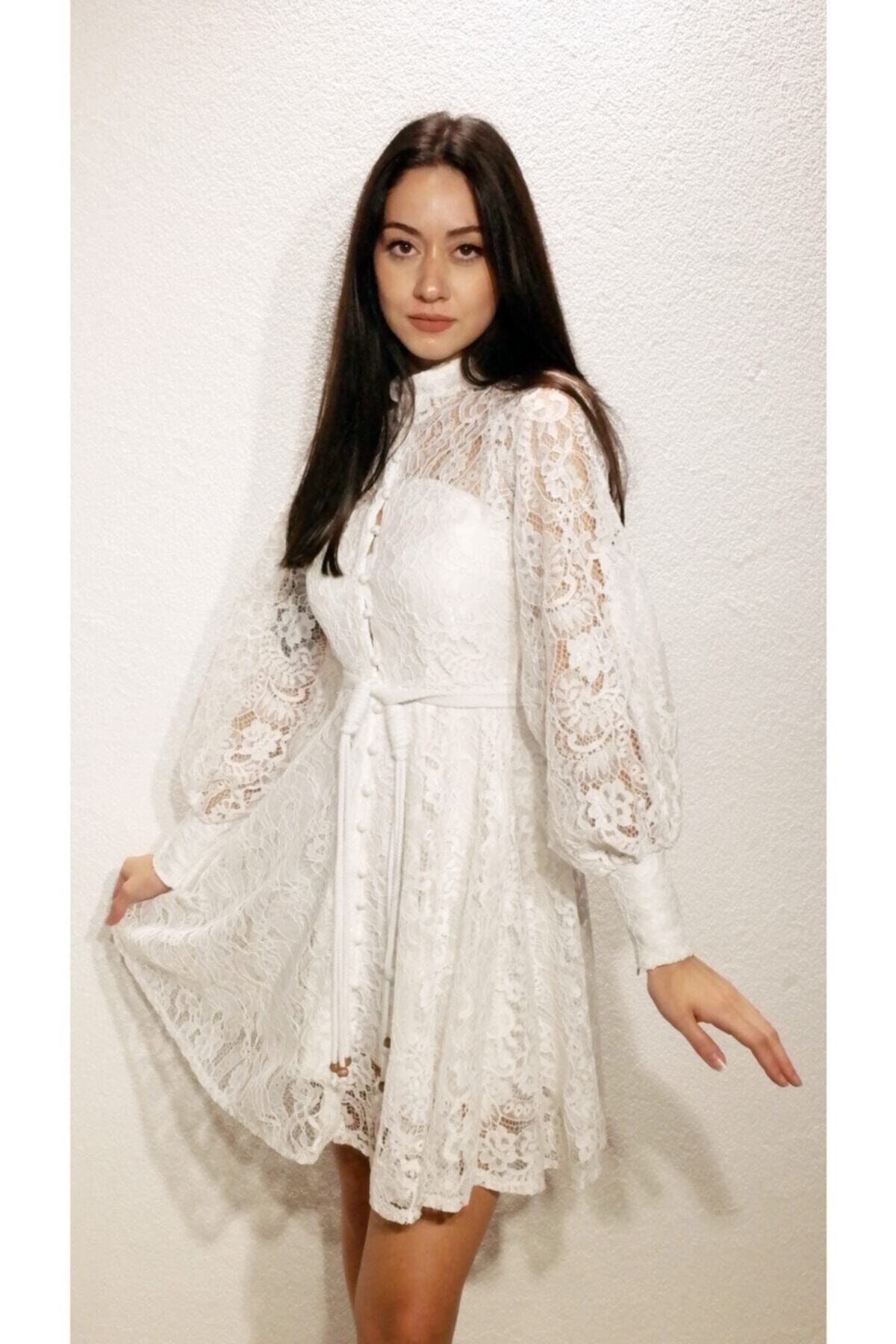 Özel Tasarım Güpür Elbise Yeni Sezon Güpür Elbise Dantel Elbise Orjinal Görsel