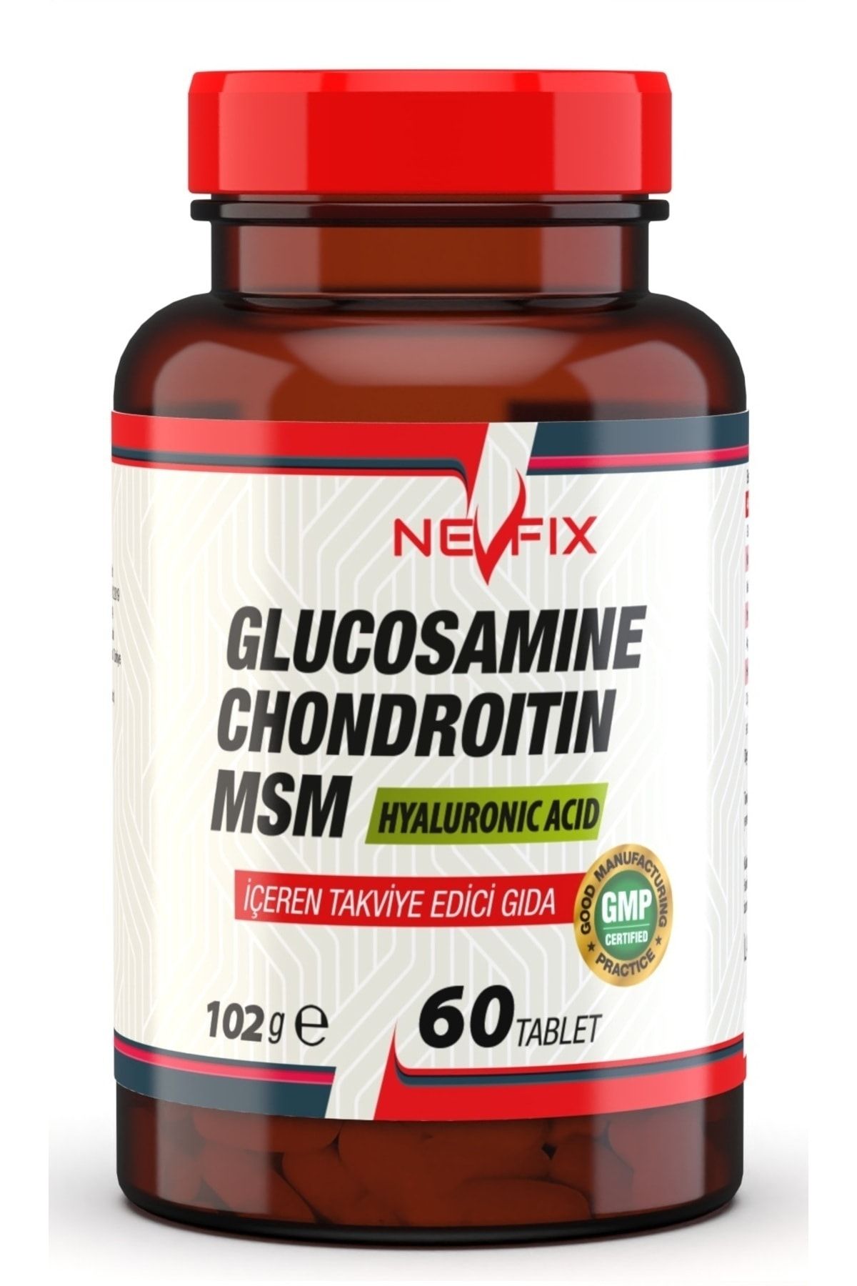 Nevfix Glucosamine Chondroitin Msm Hyaluronic Acid 60 Tablet