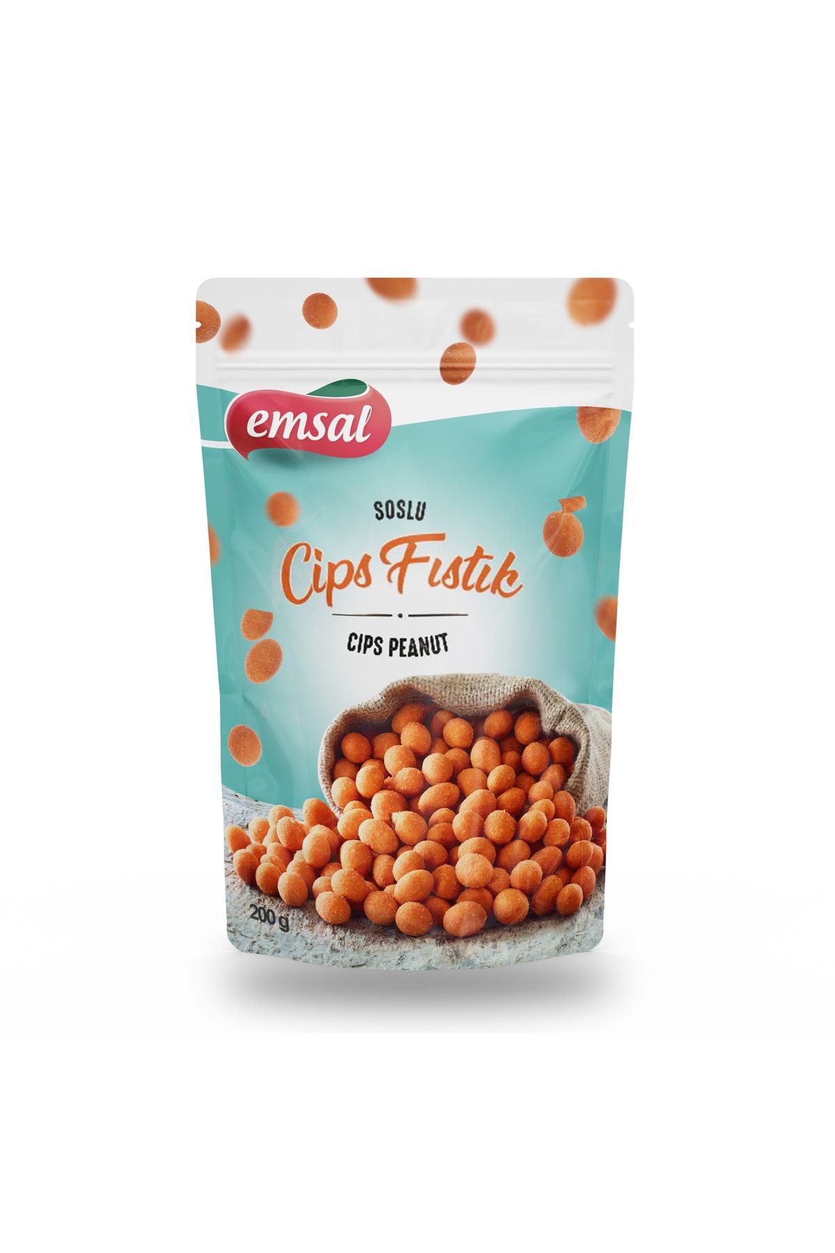 Emsal Kuruyemiş Emsal Soslu Çıtır Cips Fıstık 200 gr Doypack
