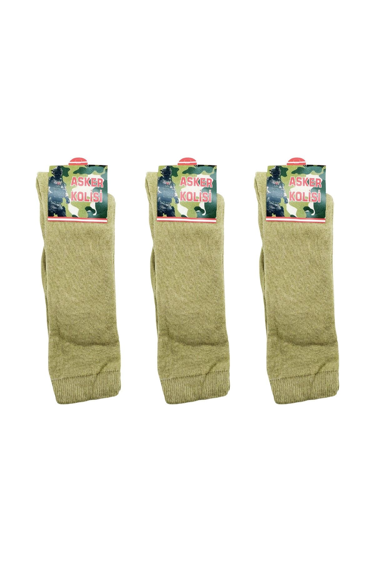 Asker Kolisi Kışlık Askeri Havlu Çorap - Asker Malzemeleri 3'lü