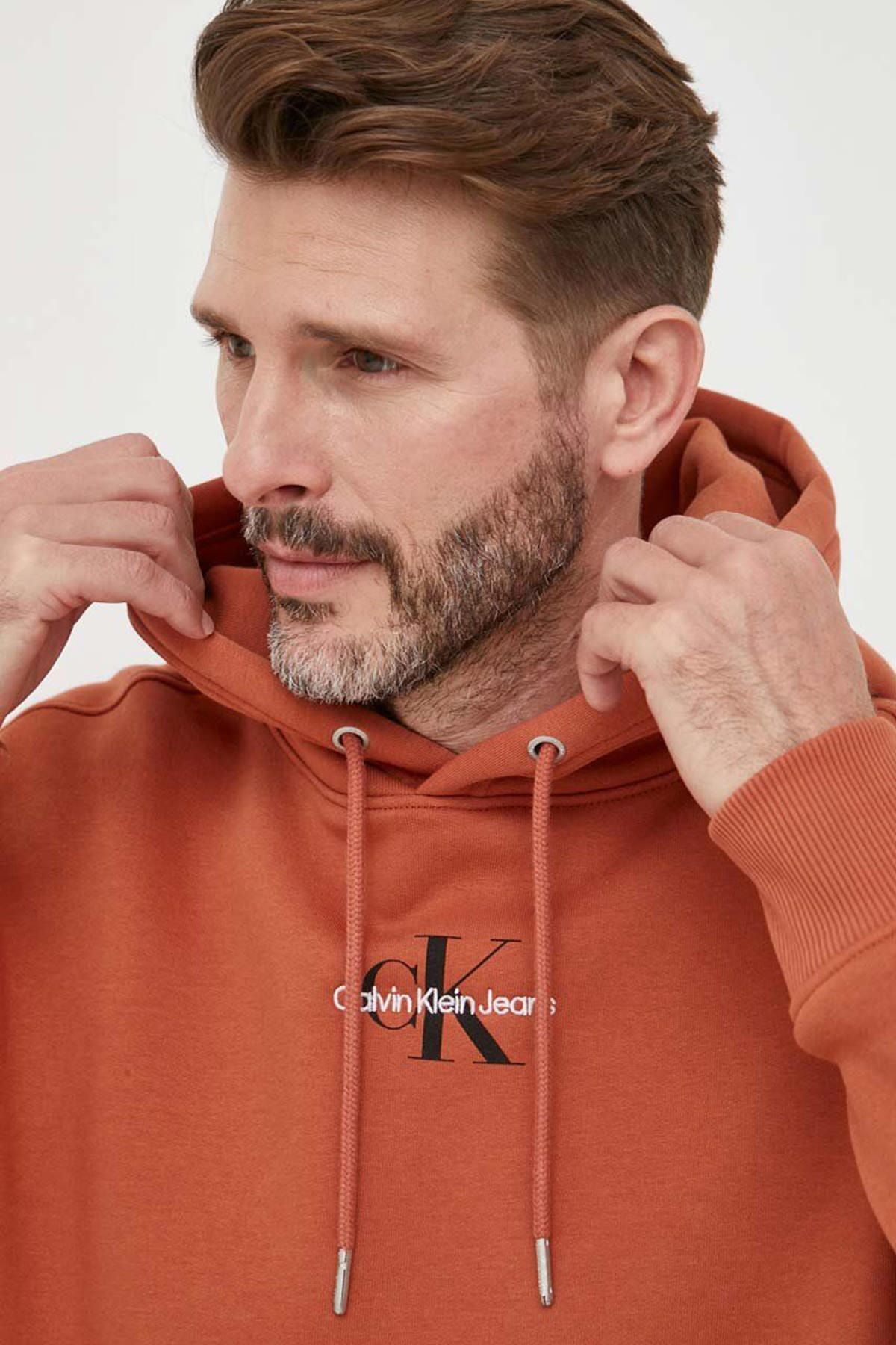 Calvin Klein Erkek Kahverengi Sweatshirt ( Model Kodu : J30J323749 )