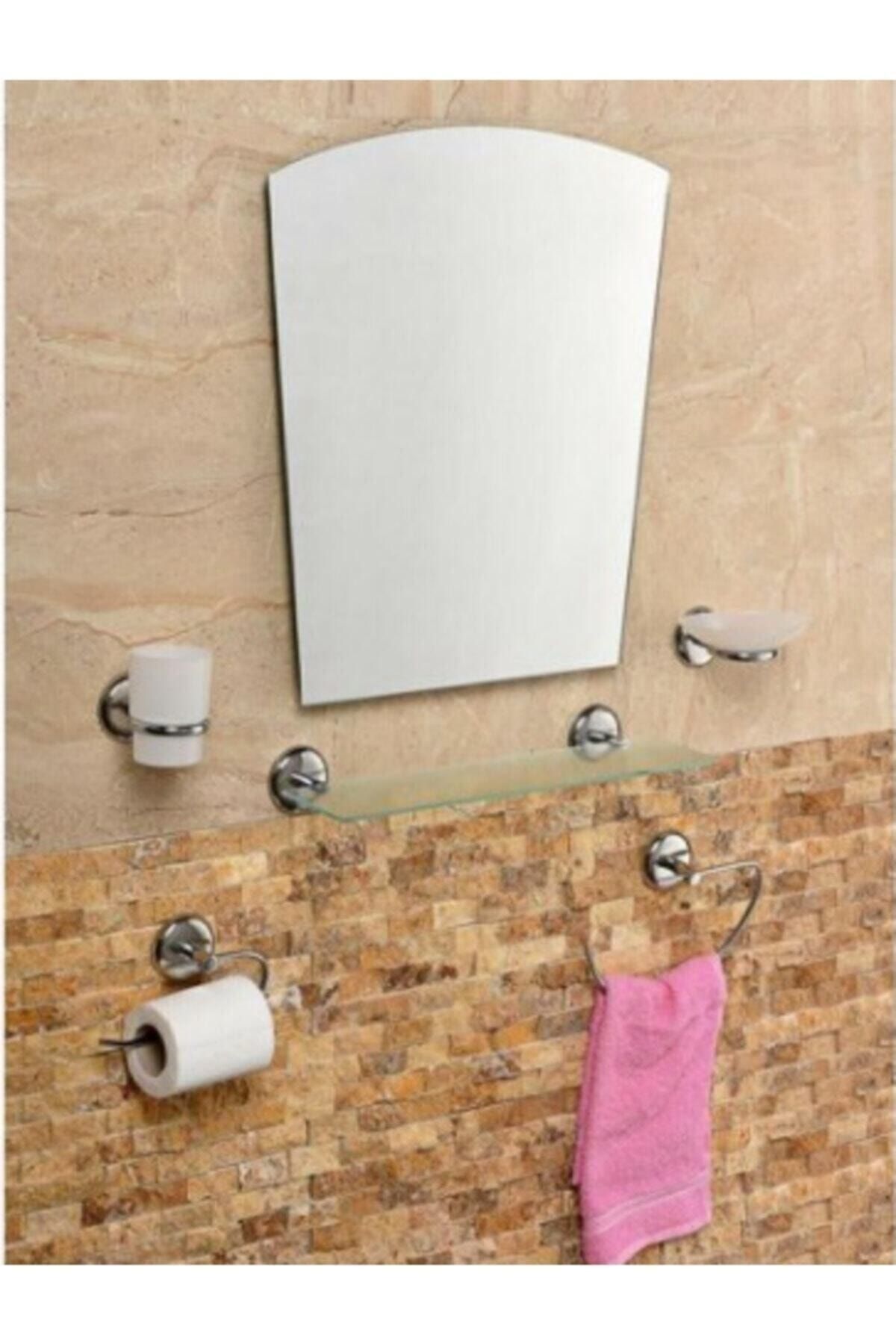 Çelik Ayna Banyo Ayna Seti